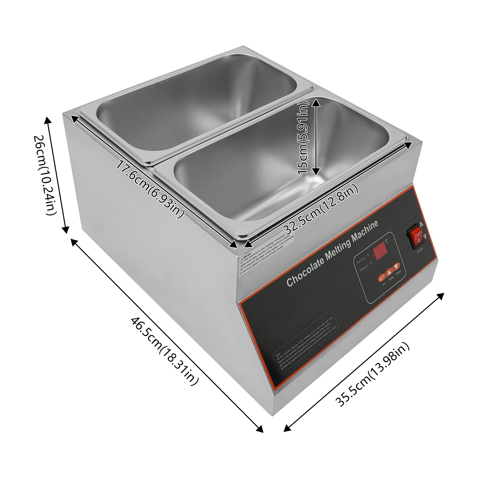 12kg Chocolate Melter Chocolate Melting Machine Electric Chocolate Melting Pot