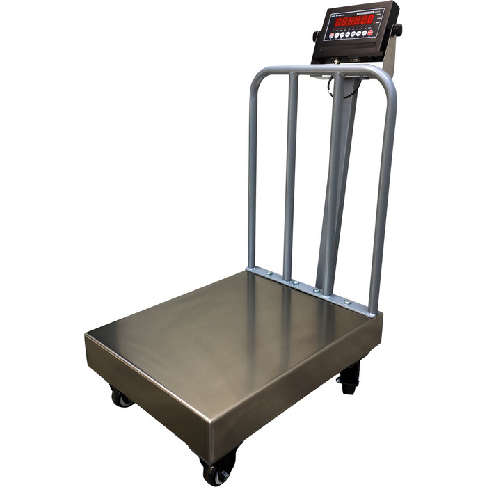SellEton SL-915-BW NTEP Legal for trade Bench Scale with Wheels and Backrail