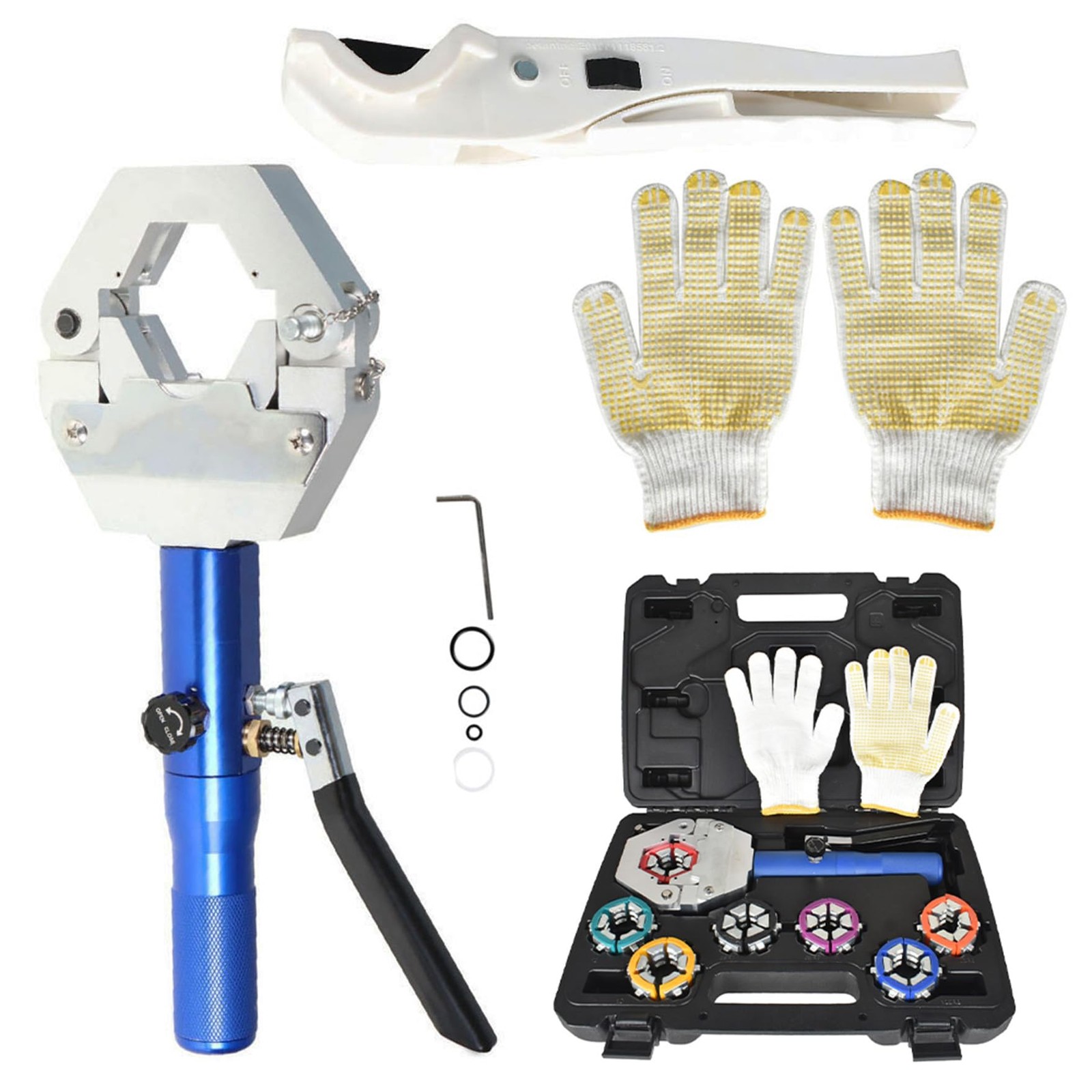 Waltyotur Hydraulic A/C Hose Crimper Hydra-Krimp Crimping Tool Handheld
