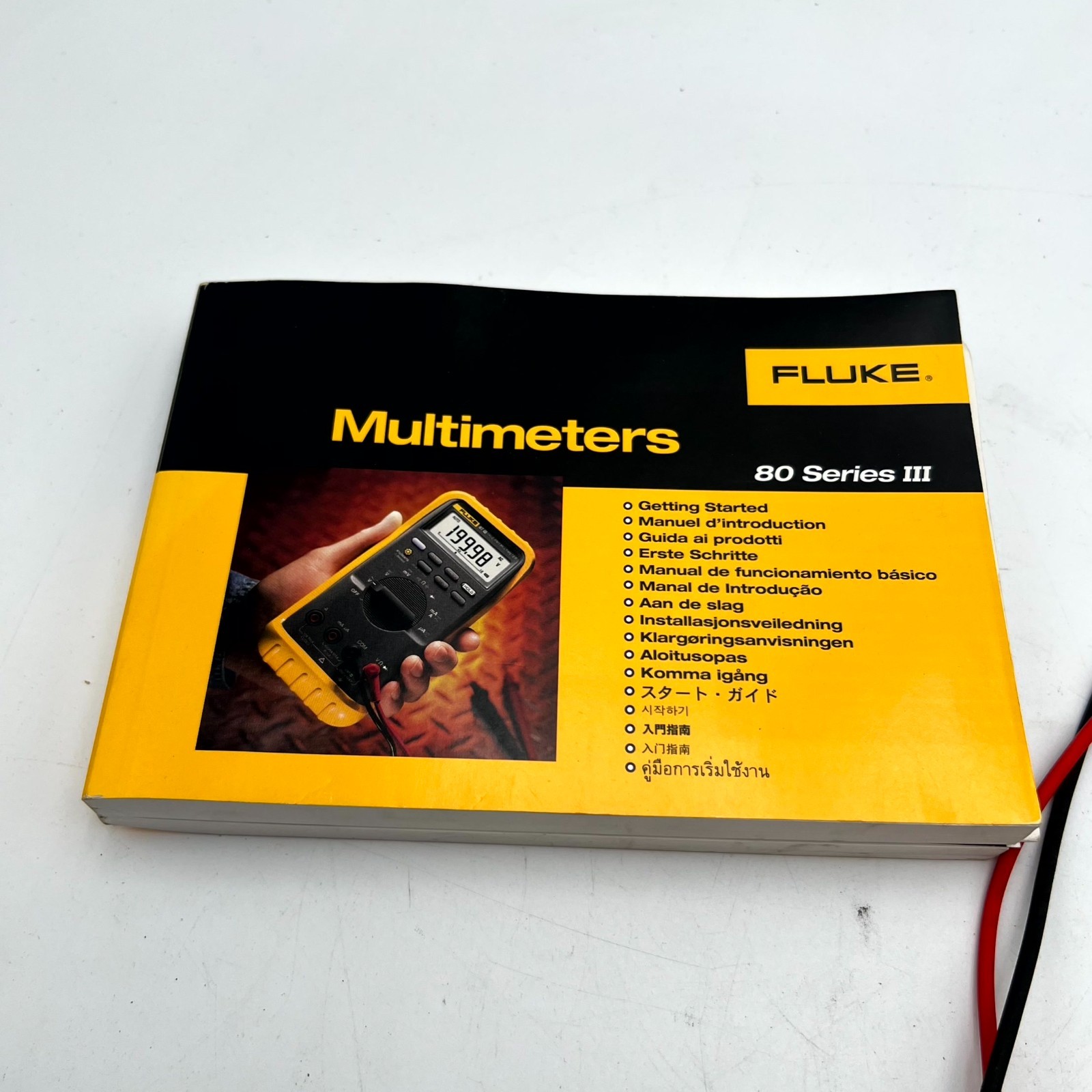 Fluke 789 ProcessMeter Digital Multimeter Loop Calibrator LCD Display With Leads