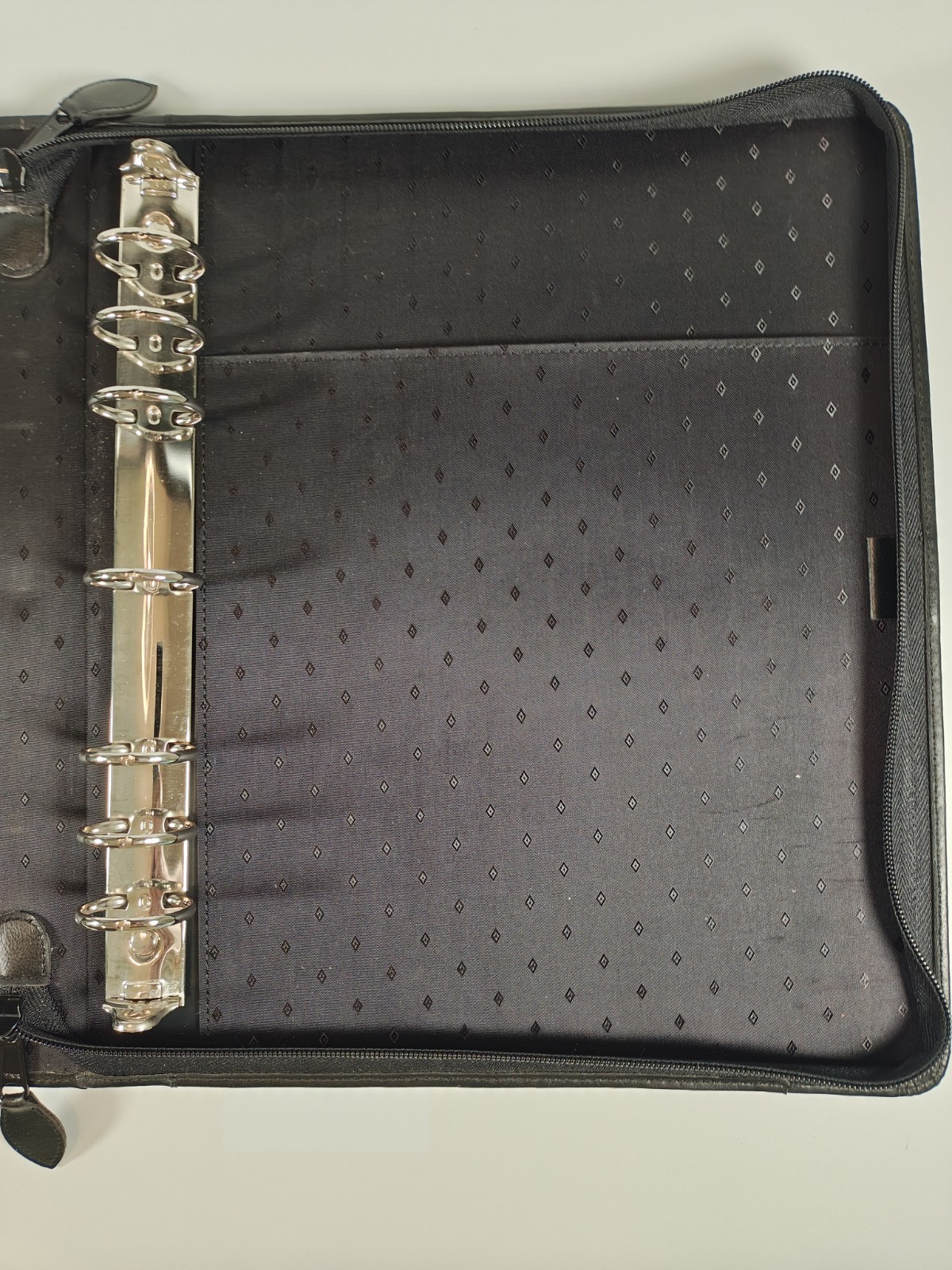Franklin Covey Monarch (8.5×11.0) Black Zip Planner Binder Vintage