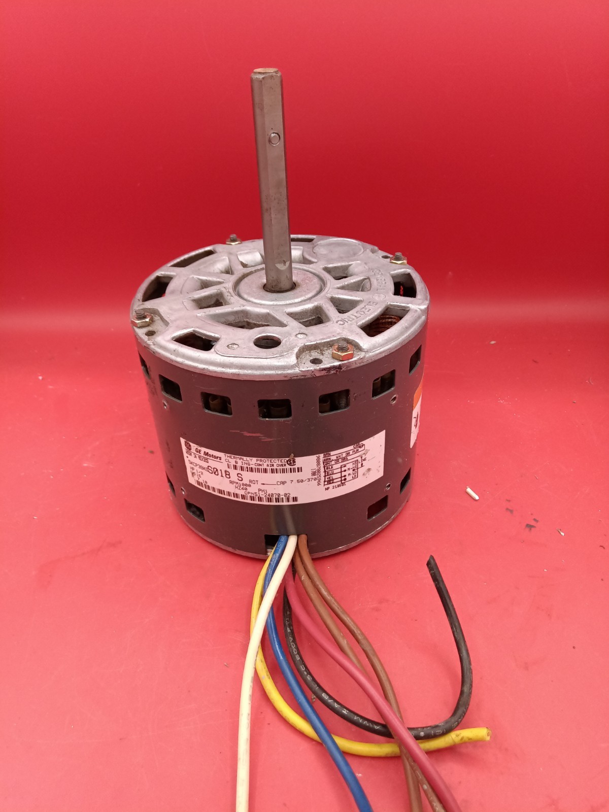 GE 5KCP39KGS018S 51-24070-02 Condenser Fan Motor 1/2HP 115V 1000RPM