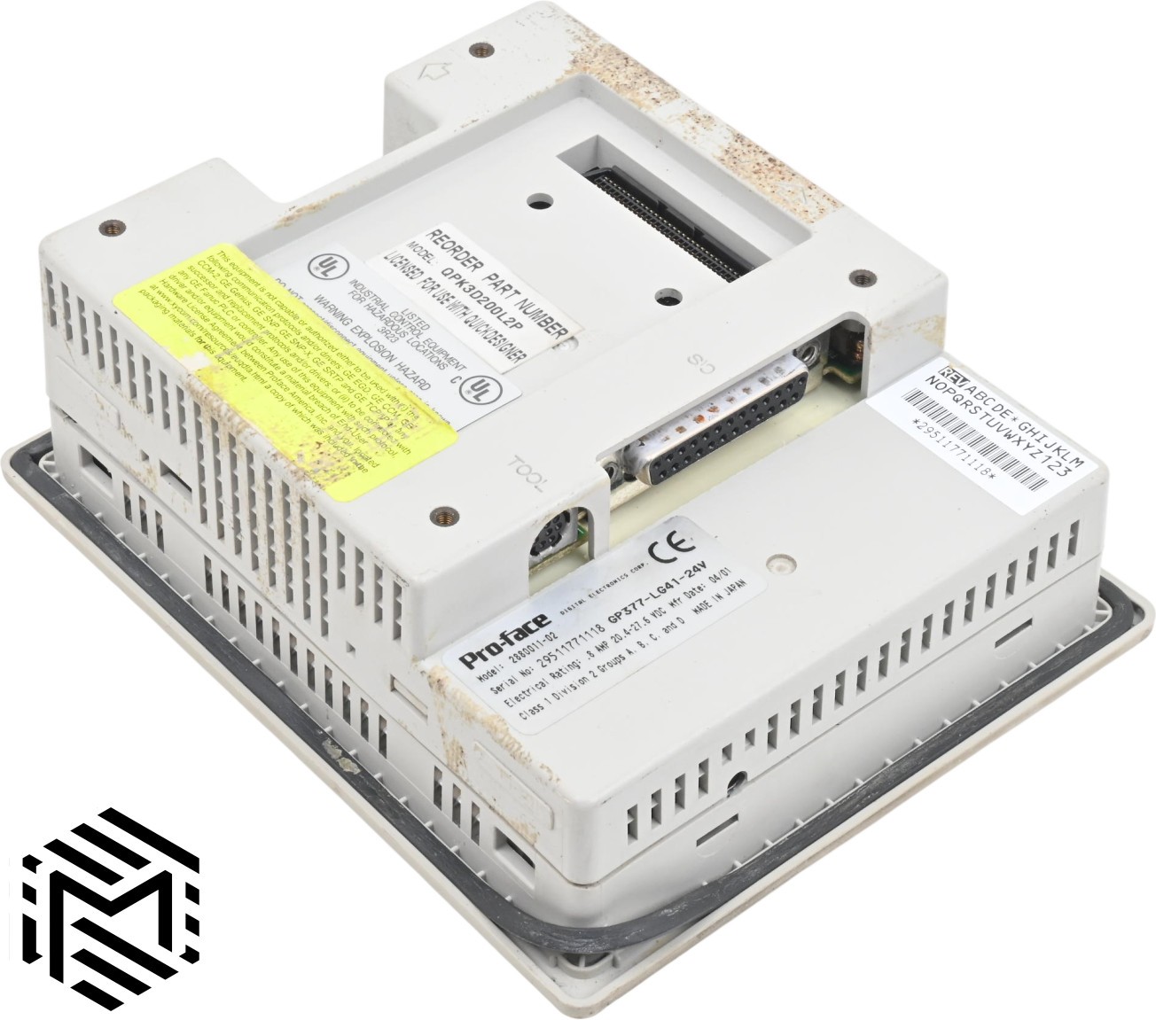 For Parts – Pro-face QPK3D200L2P HMI Control Panel – QuickPanel jr. II