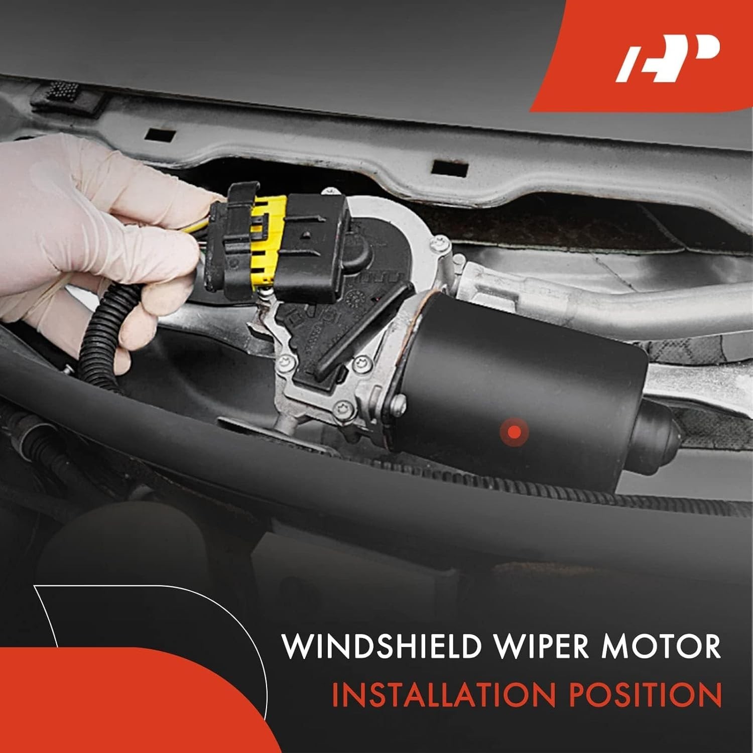 Front Windshield Wiper Motor Without Washer Pump Compatible with Sport Util