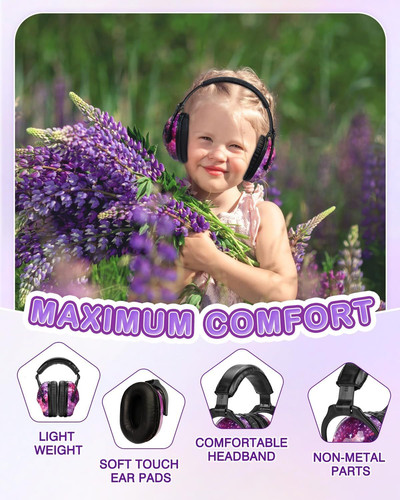ZOHAN EM030 Kids Ear Protection, Noise Cancelling Headphones 1pack – Nebula