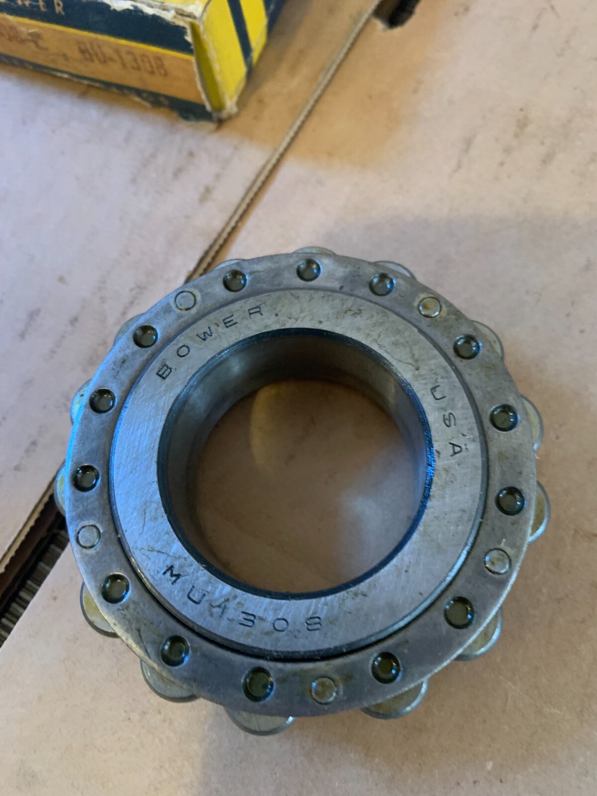 Bower BCA Cylindrical Roller Bearing MU-1308-L BU-1308 NEW OLD STOCK See Detail