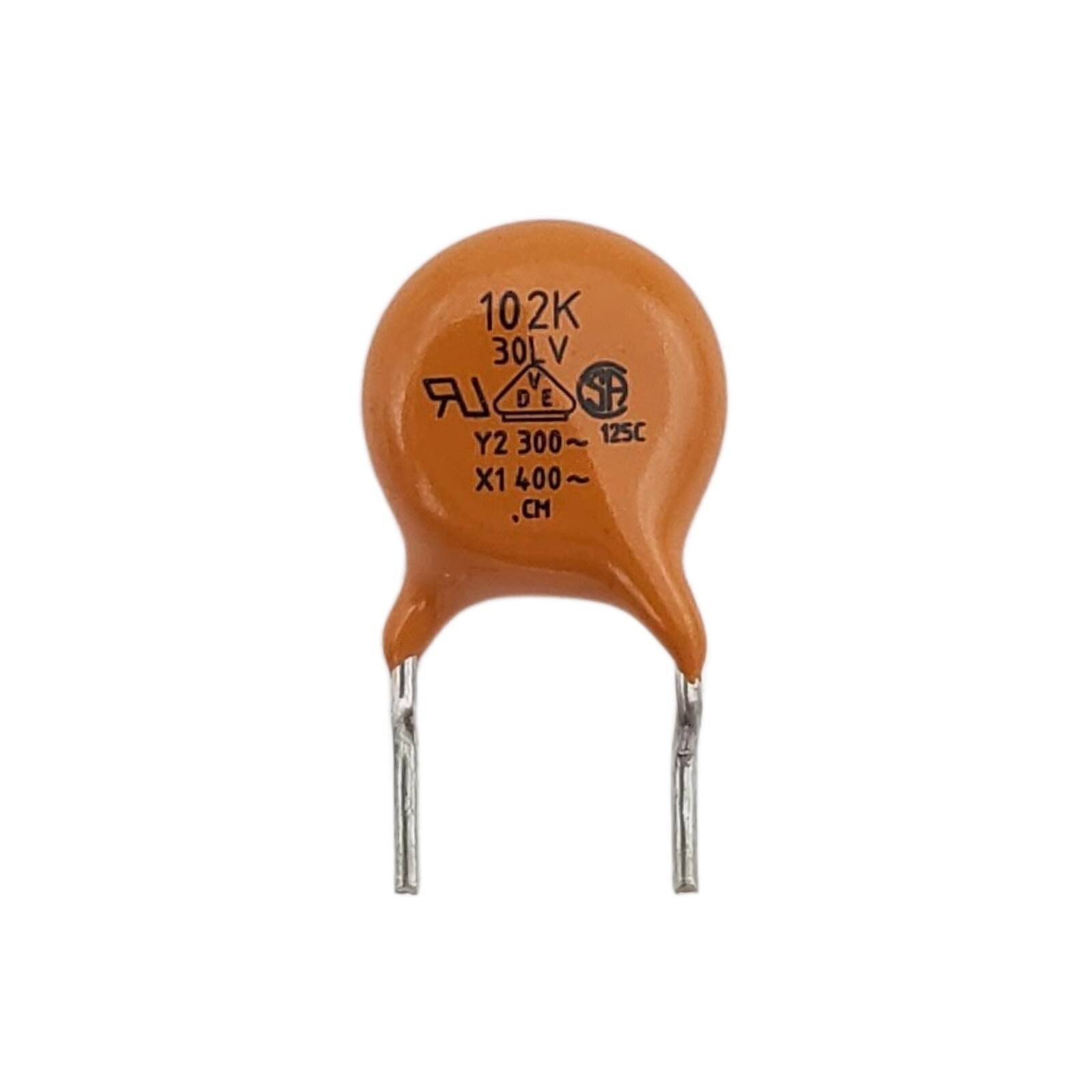 50pcs Vishay 1000pf 1nF 102K Safety Capacitors EMI Suppression X1 400V Y2 300V