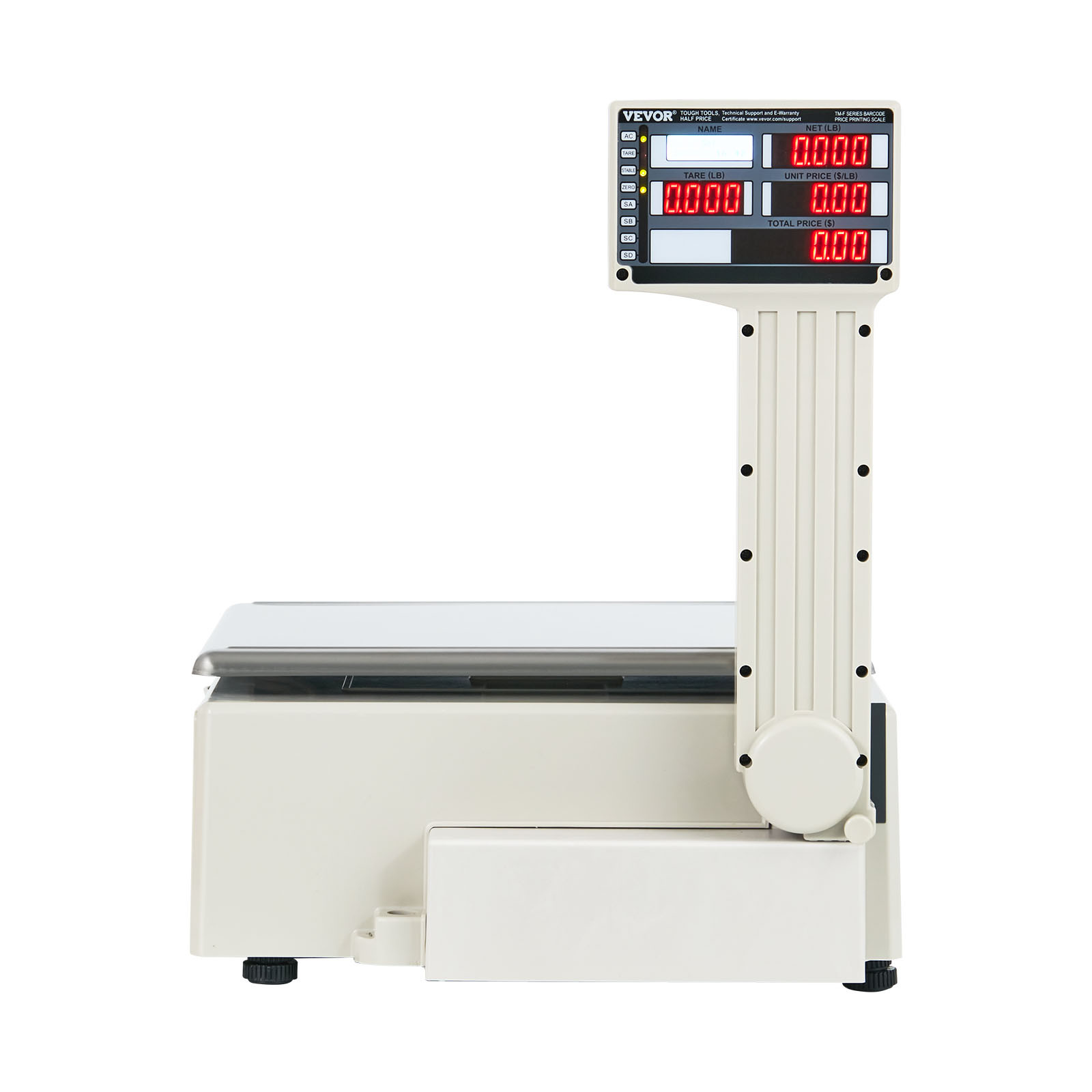 VEVOR 66Lbs 30KG Electronic Price Computing Scale Commercial Food Meat Weighting
