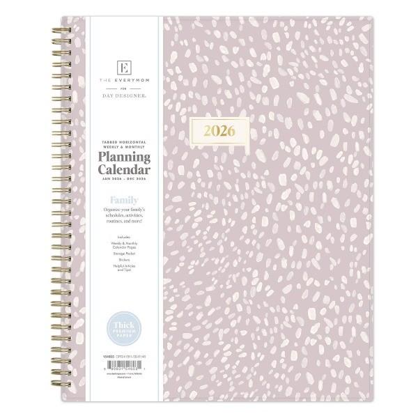 8.5"x11" Planner Zoya RY 2026 Weekly/Monthly Safety Wirebound