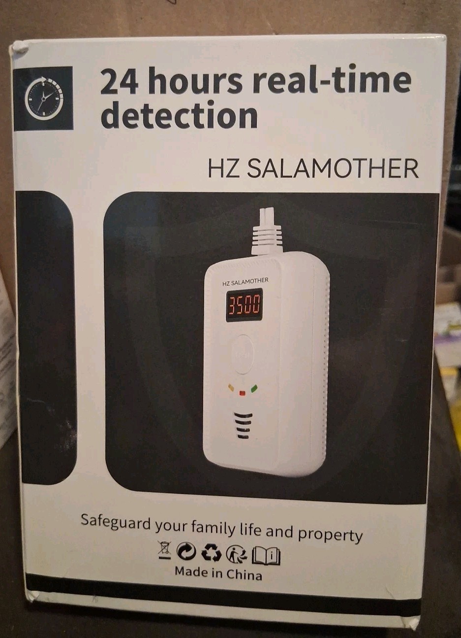 Digital Gas Leak Detector Alarm Sensor Propane Butane Methane Natural Gas Catch