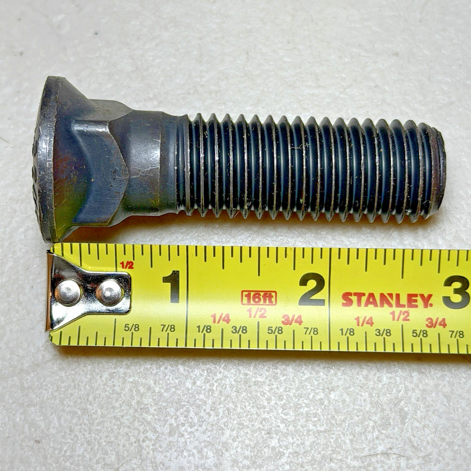 (Qty 129) 3/4-10 X 2-3/4” Plow Bolt #3 Dome Head, Grade 8, 150,000 PSI, SAE J429