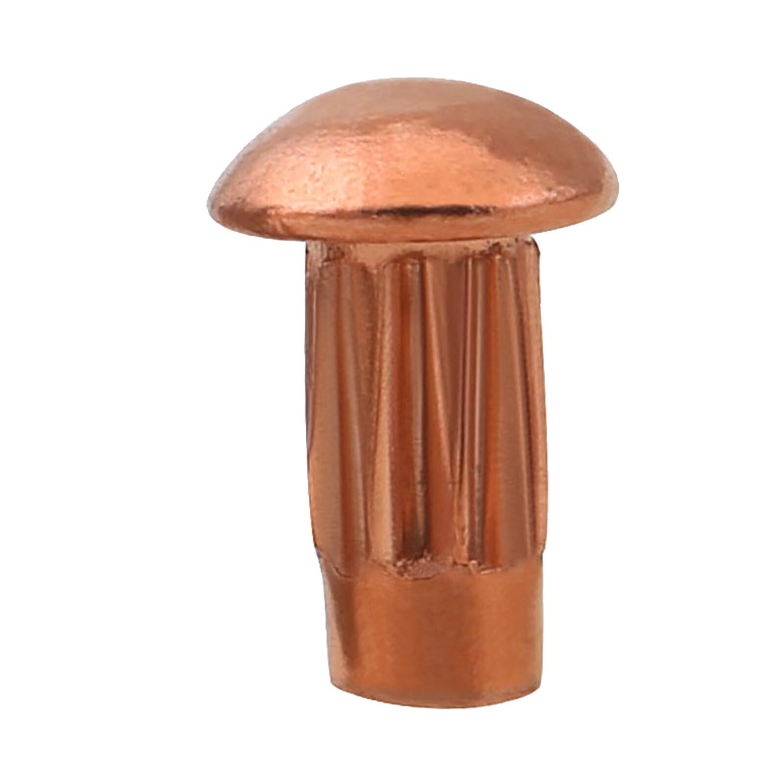 Solid Copper Round Head Rivets M2 M2.5 M3 M4 Copper Knurled Rivet Nut Insert