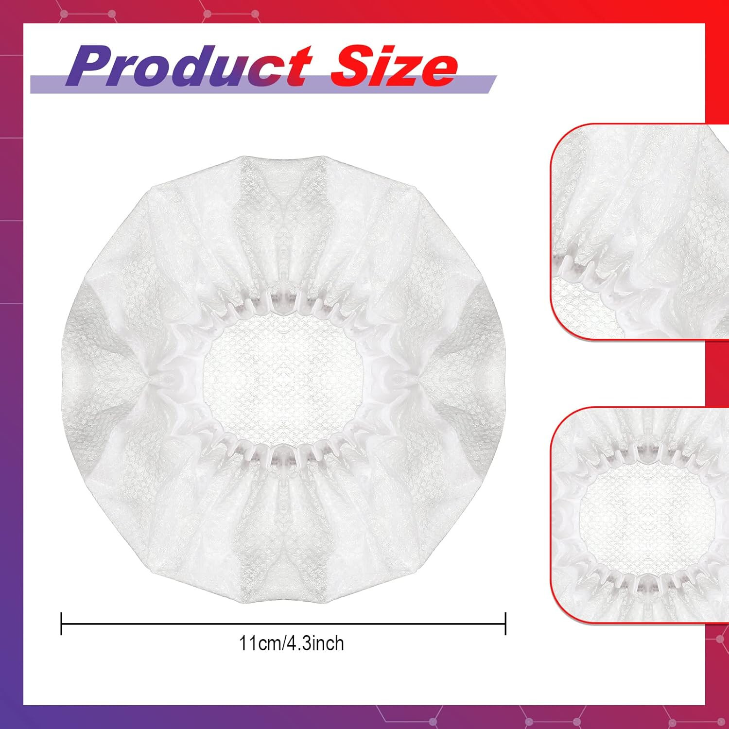 500 Pcs Disposable Headphone Covers, Non-Woven Sanitary Headphone Hygiene Covers