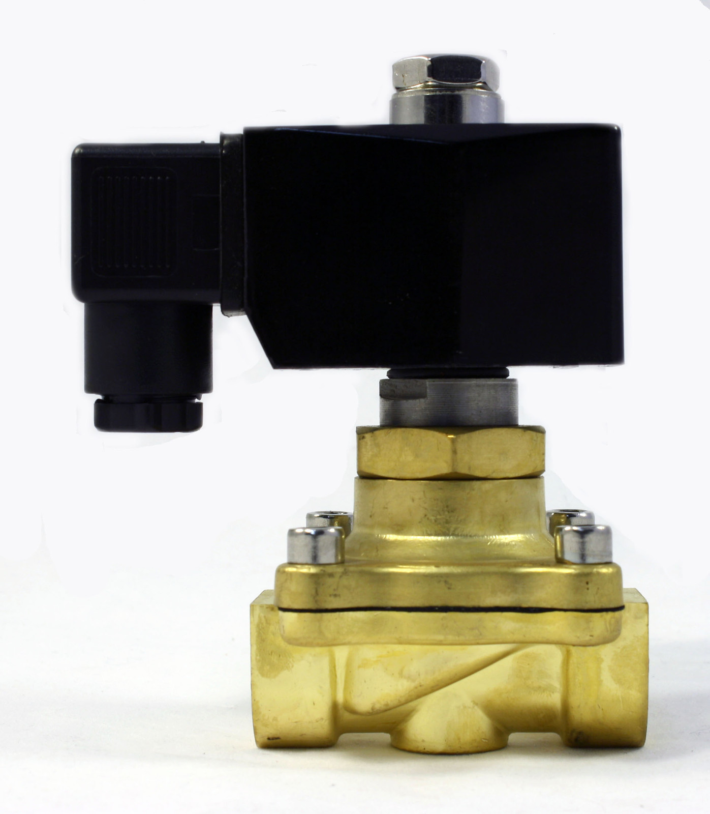 1/2 inch NORMALLY OPEN 24V AC VAC Brass Solenoid Valve NPT ONE-YEAR WARRANTY