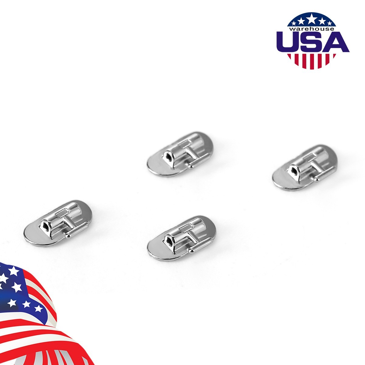 Dental Orthodontic Bondable Non-Convertible Rectangle Tube Roth 0.019*0.025