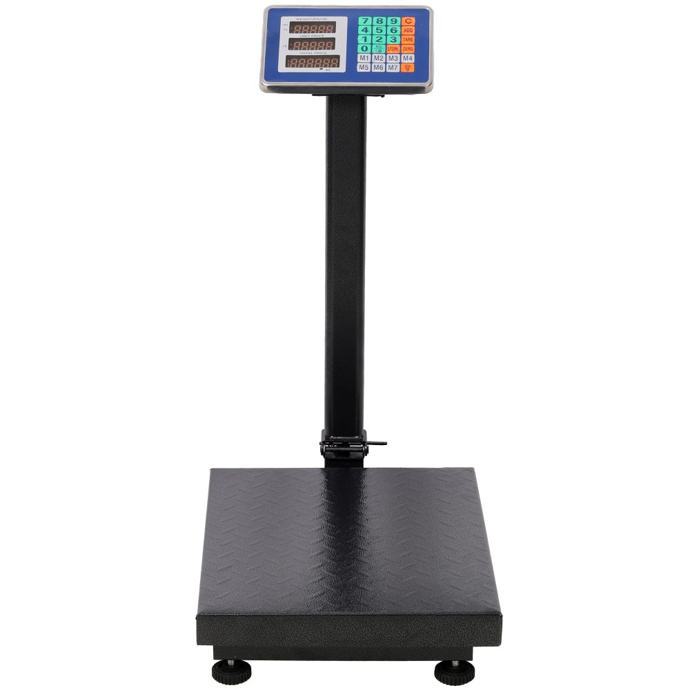 660 Lbs Weight Computing Digital Scale Floor Platform Scale 0.1 Lbs Accuracy