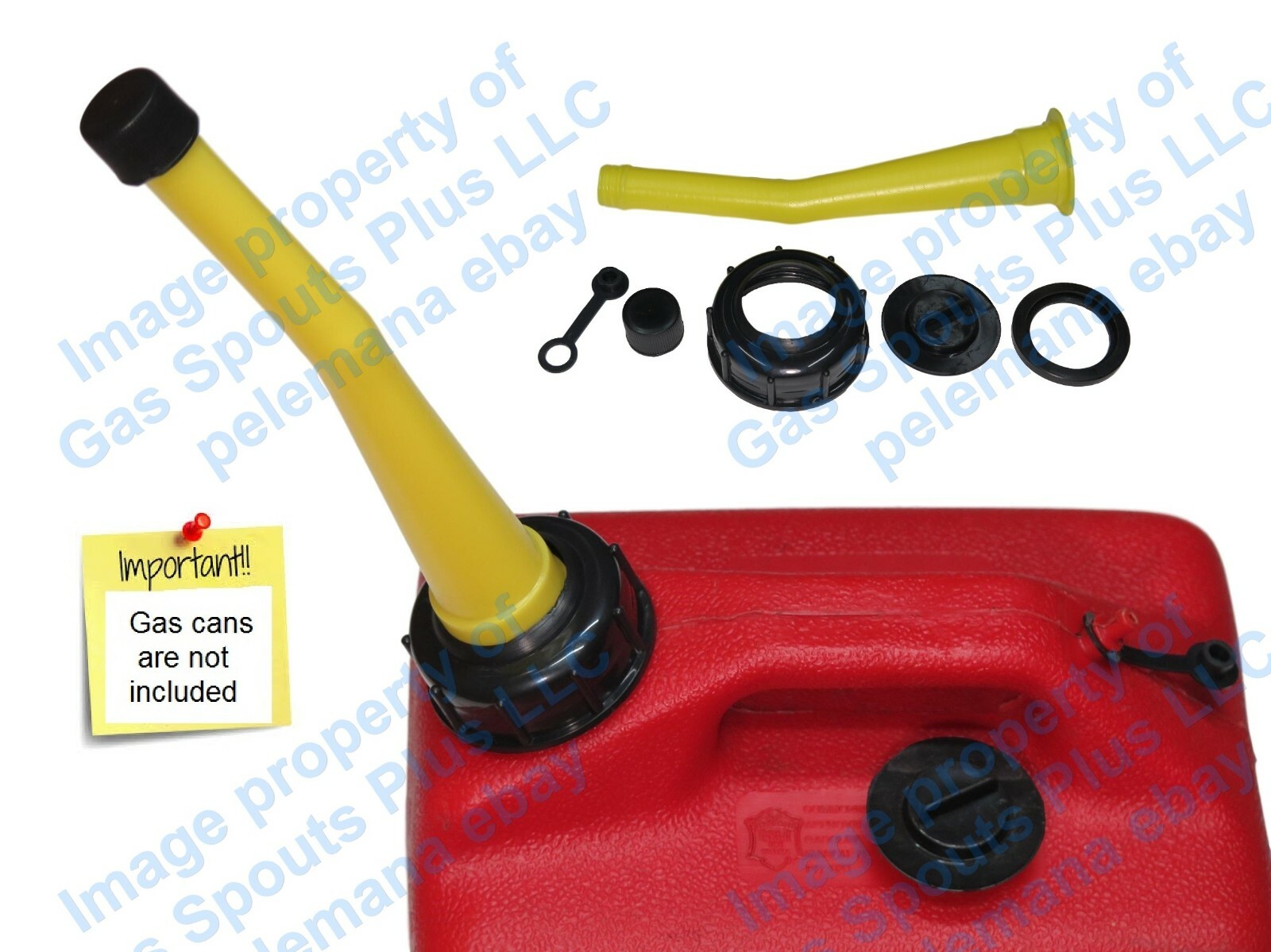 CHILTON YELLOW Gas Can SPOUT & PARTS KIT Sears Craftsman Aftermarket Replacement