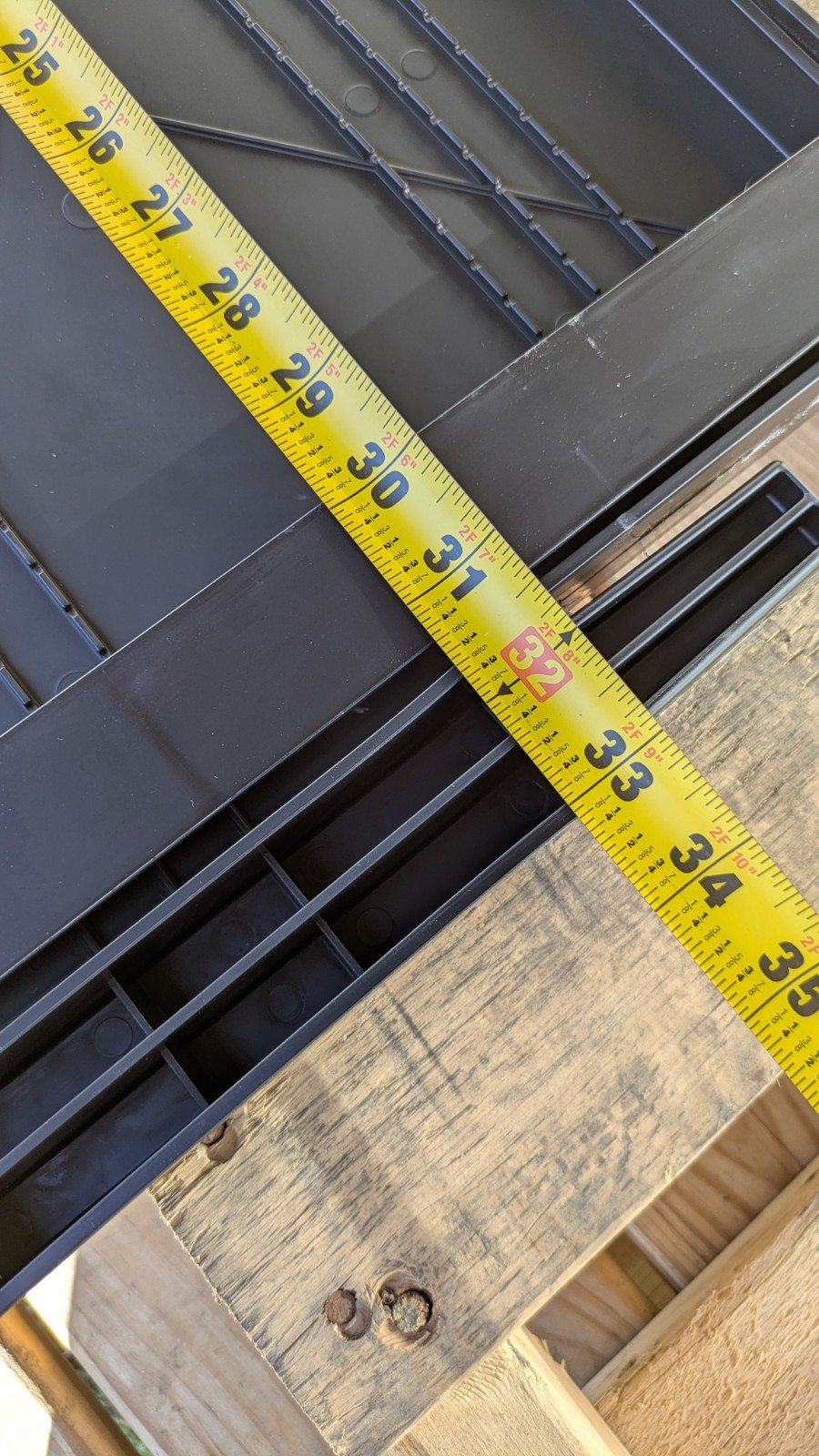 0774-003 REV A Safe Strap Adjustable 12″ H Black Plastic Pallet Guard Set 4 Pcs