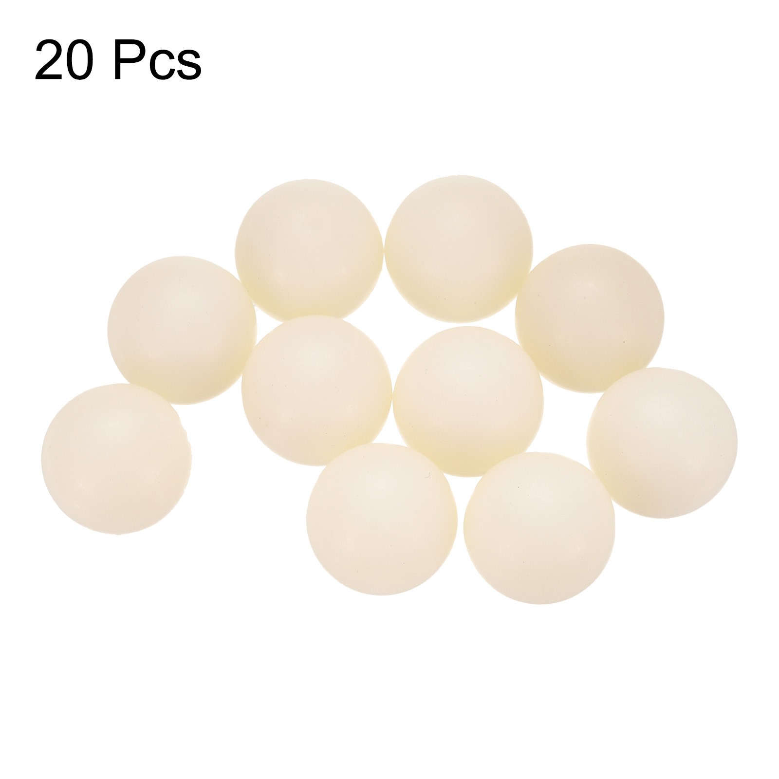 20pack Nylon Bearing Balls 3/4 Inch 19.05mm Solid Plastic Balls