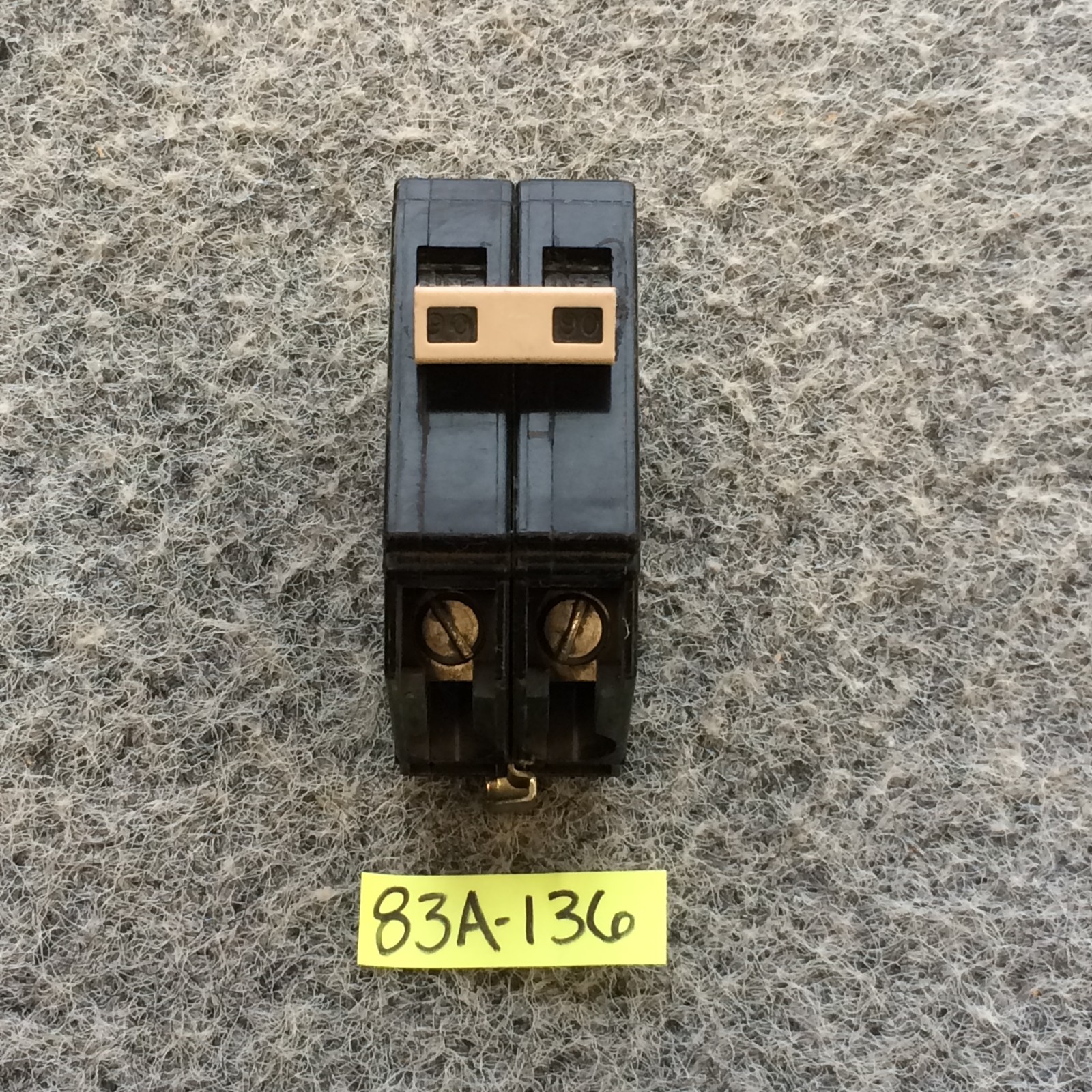 Eaton CH290 2-Pole 90-Amp Circuit Breaker, Type CH3 Plug-On Molded Case