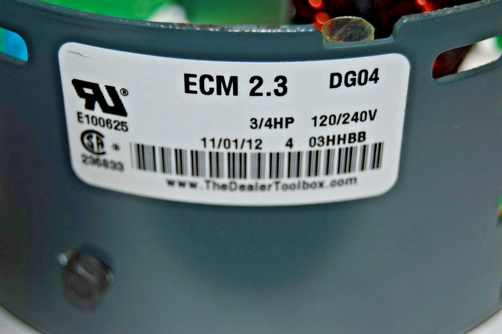 GENTEQ GE PROGRAMABLE ECM 2.3, 3/4 HP, 120/240V MODULE (UNPROGRAMED) DG04, NEW