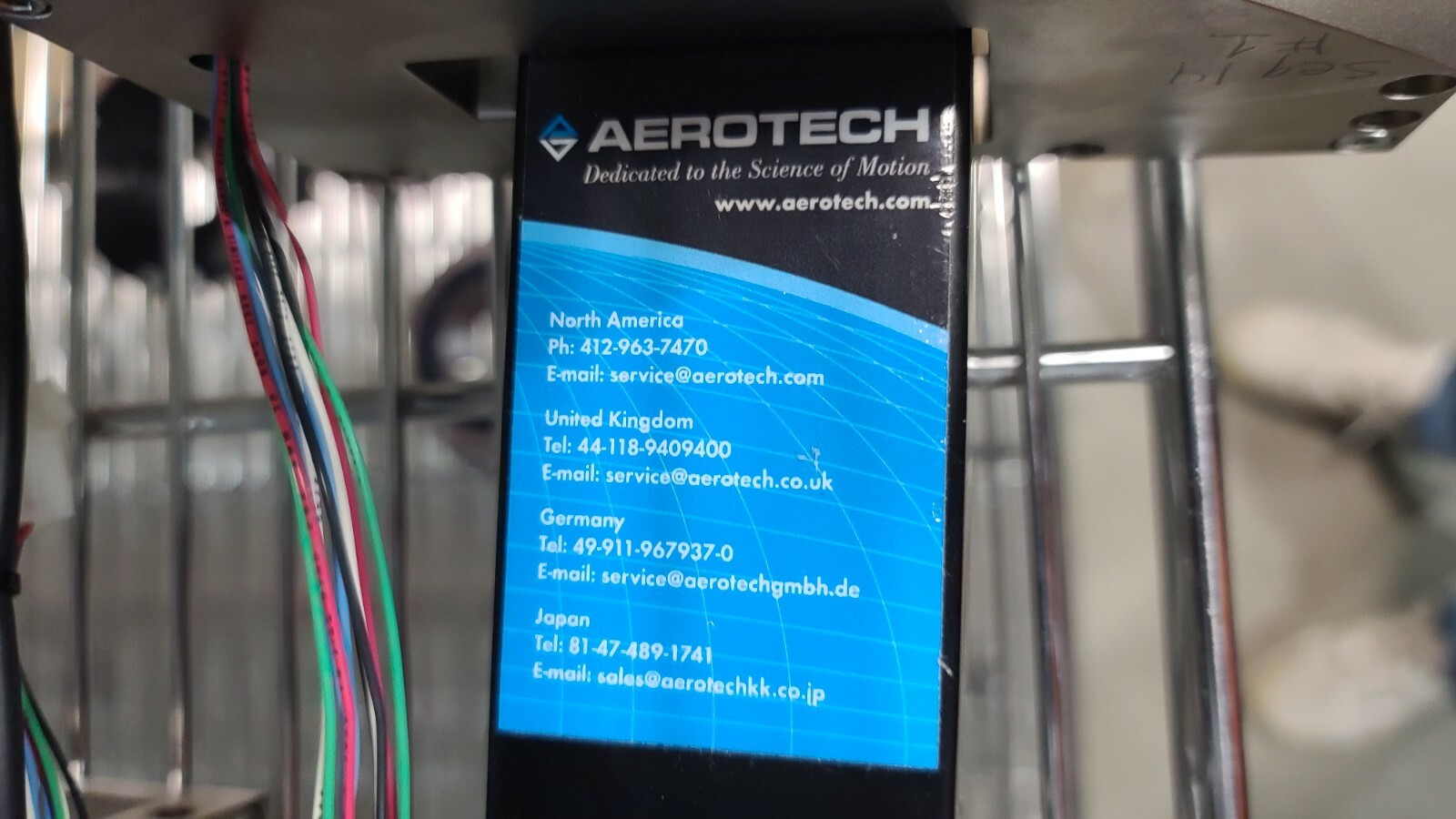 Aerotech art100 100mm 4in rotary stage stepping motor 0.001 degree accuracy