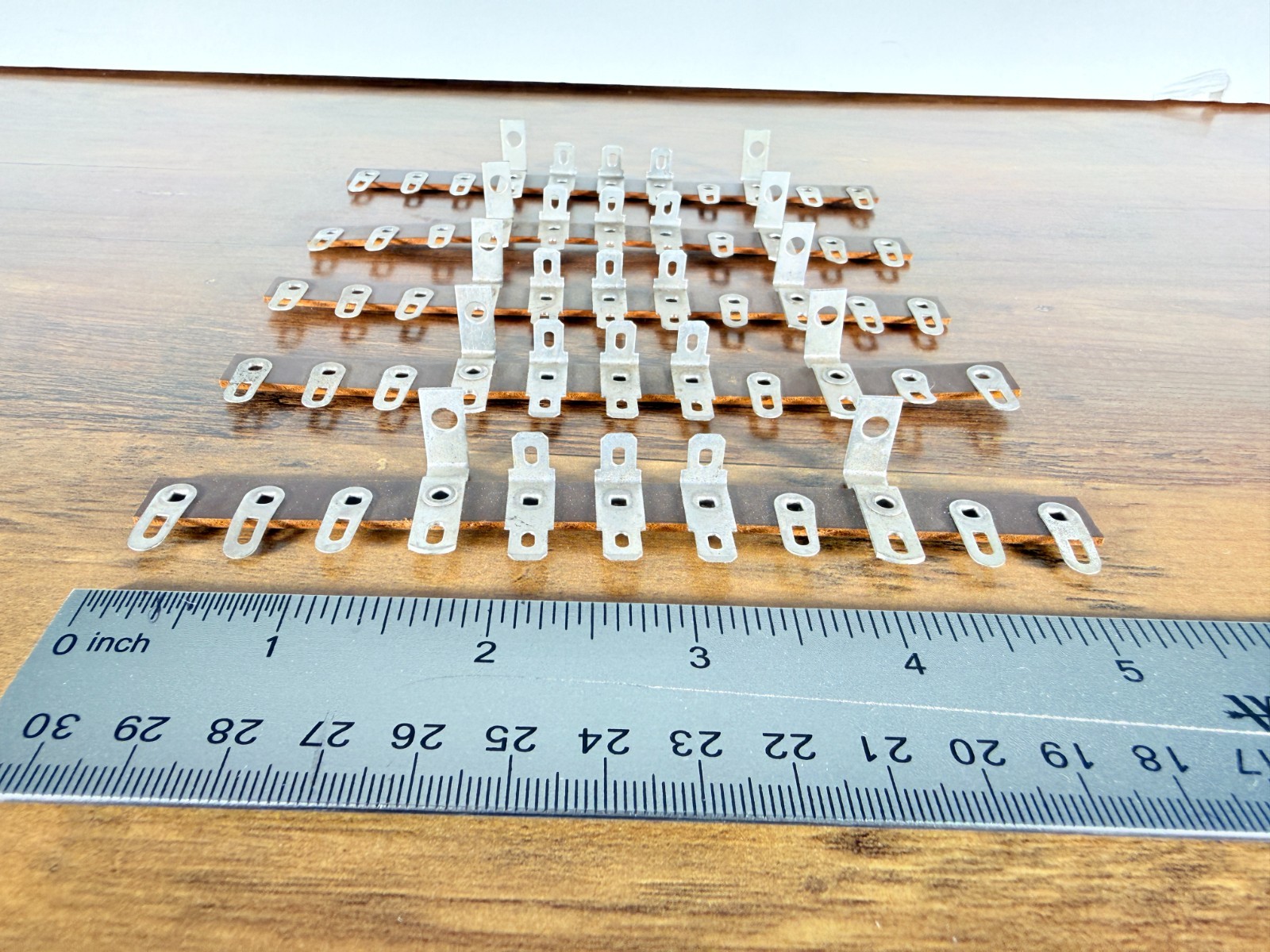Lot of 5 Phenolic Solder Lug Strip 9-Pin Terminal Wiring