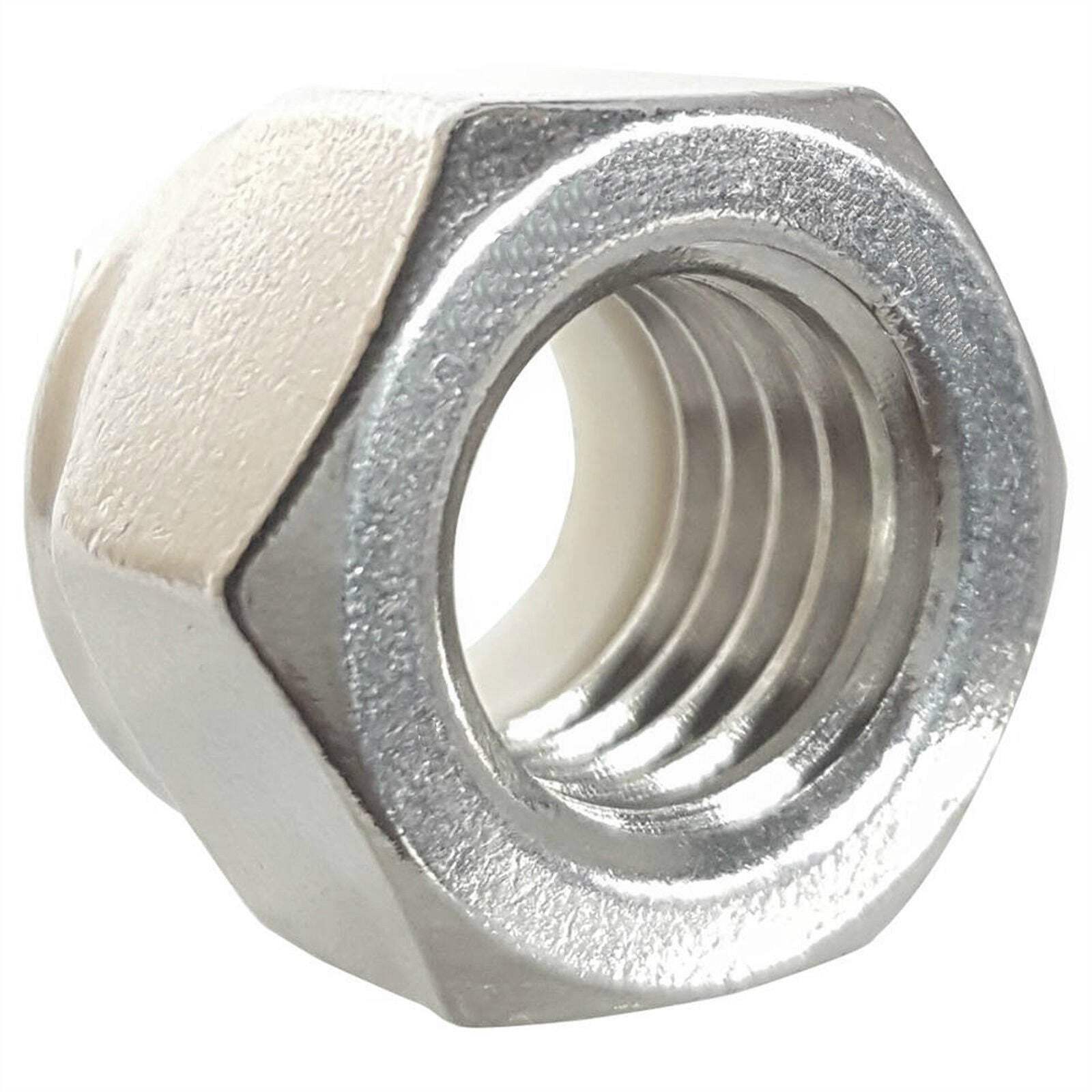 #10-32 Stainless Steel Nylon Insert Hex Lock Nuts, 50 Qty (BCP585)