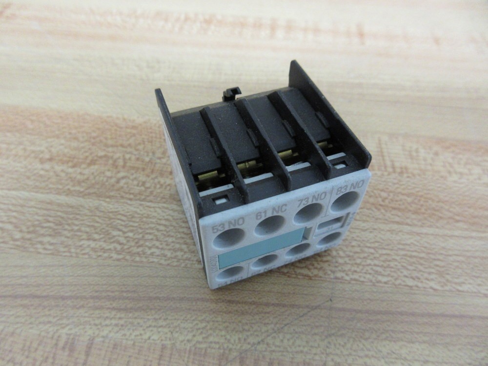 Siemens 3RH1911-1FA31 Auxiliary Switch Block 3RH19111FA31 (Pack of 6)