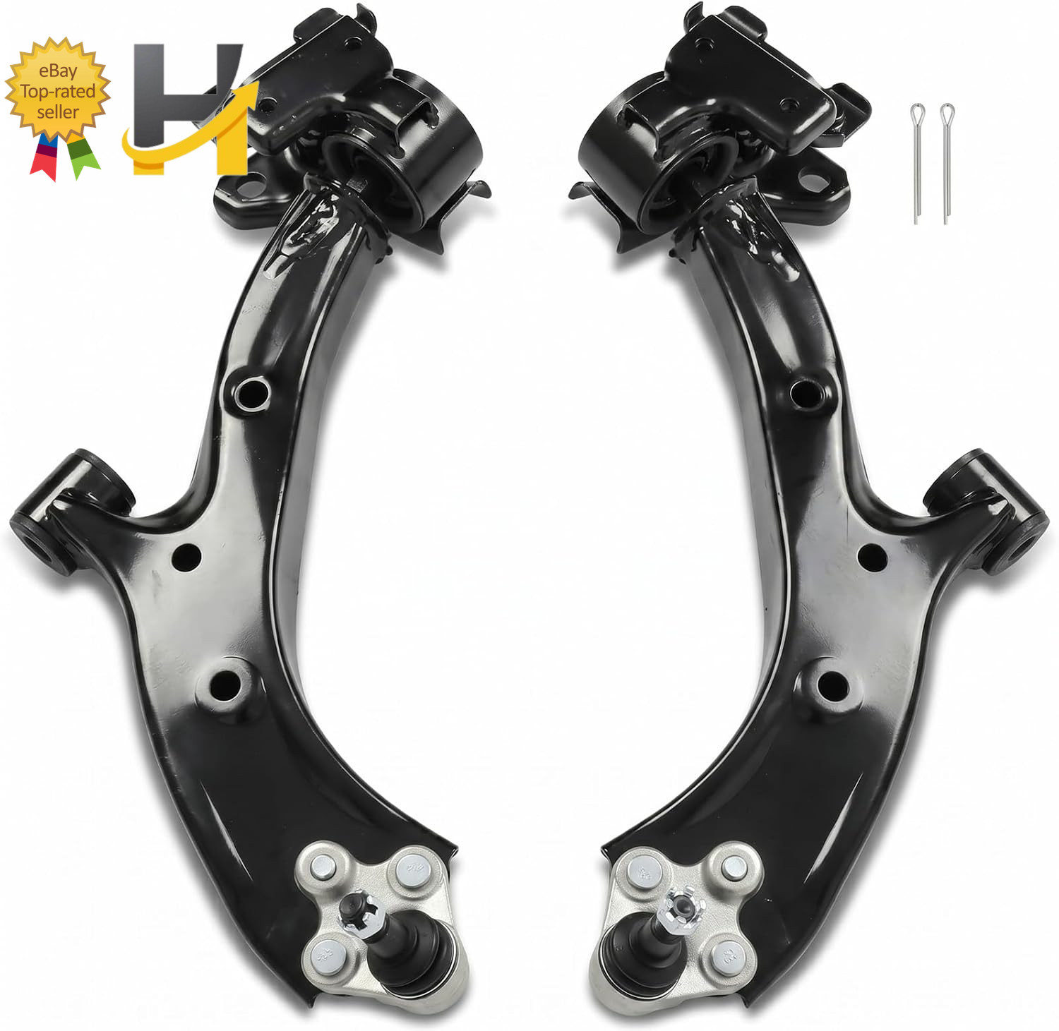 8Pcs Front Lower Control Arm Sway Bar Link Tie Rod Ends for 2007-2011 Honda CR-V