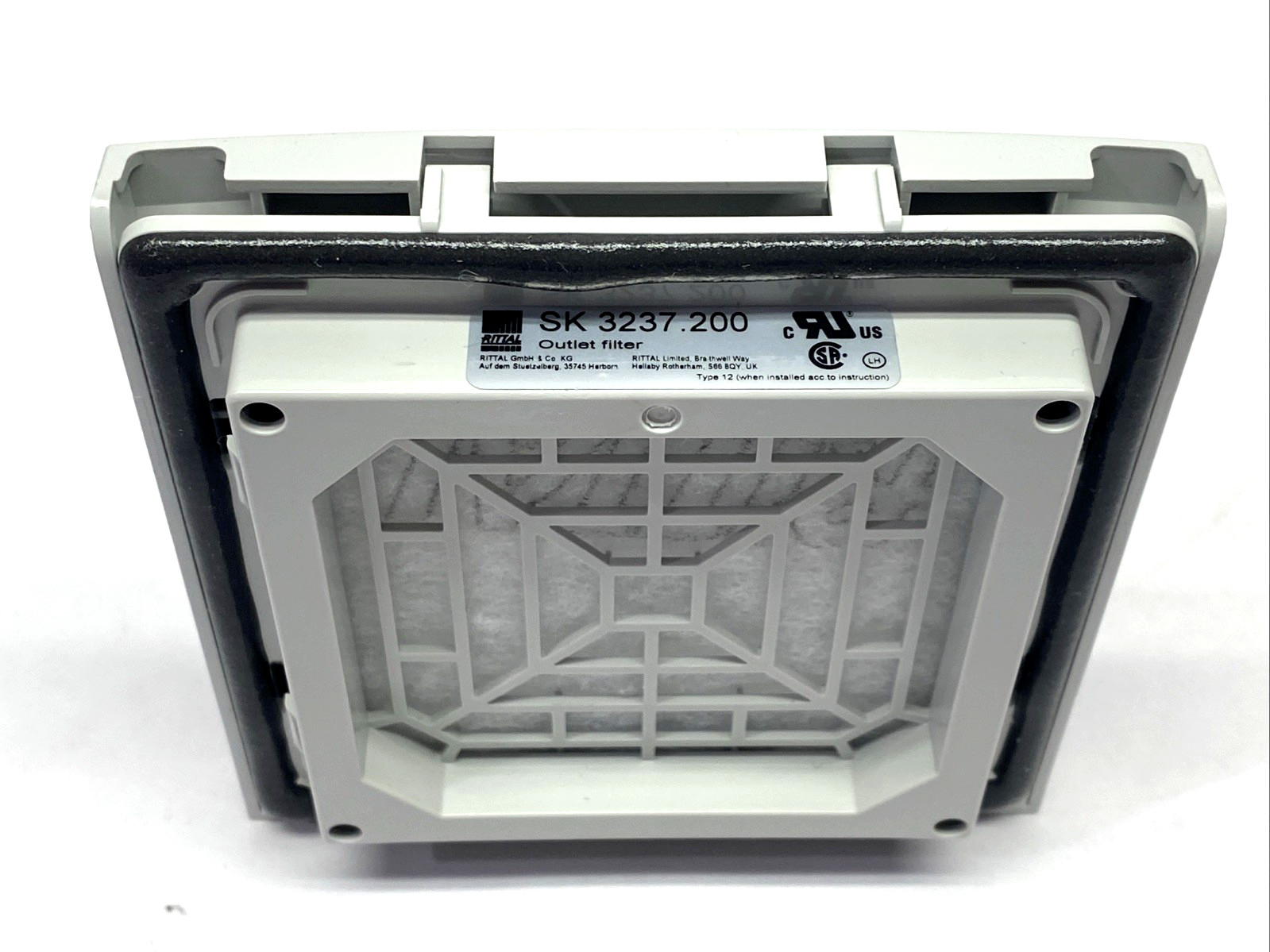 Rittal SK 3237200 Standard Ventilation Outlet Filter, For 92mm x 92mm Cut-Out