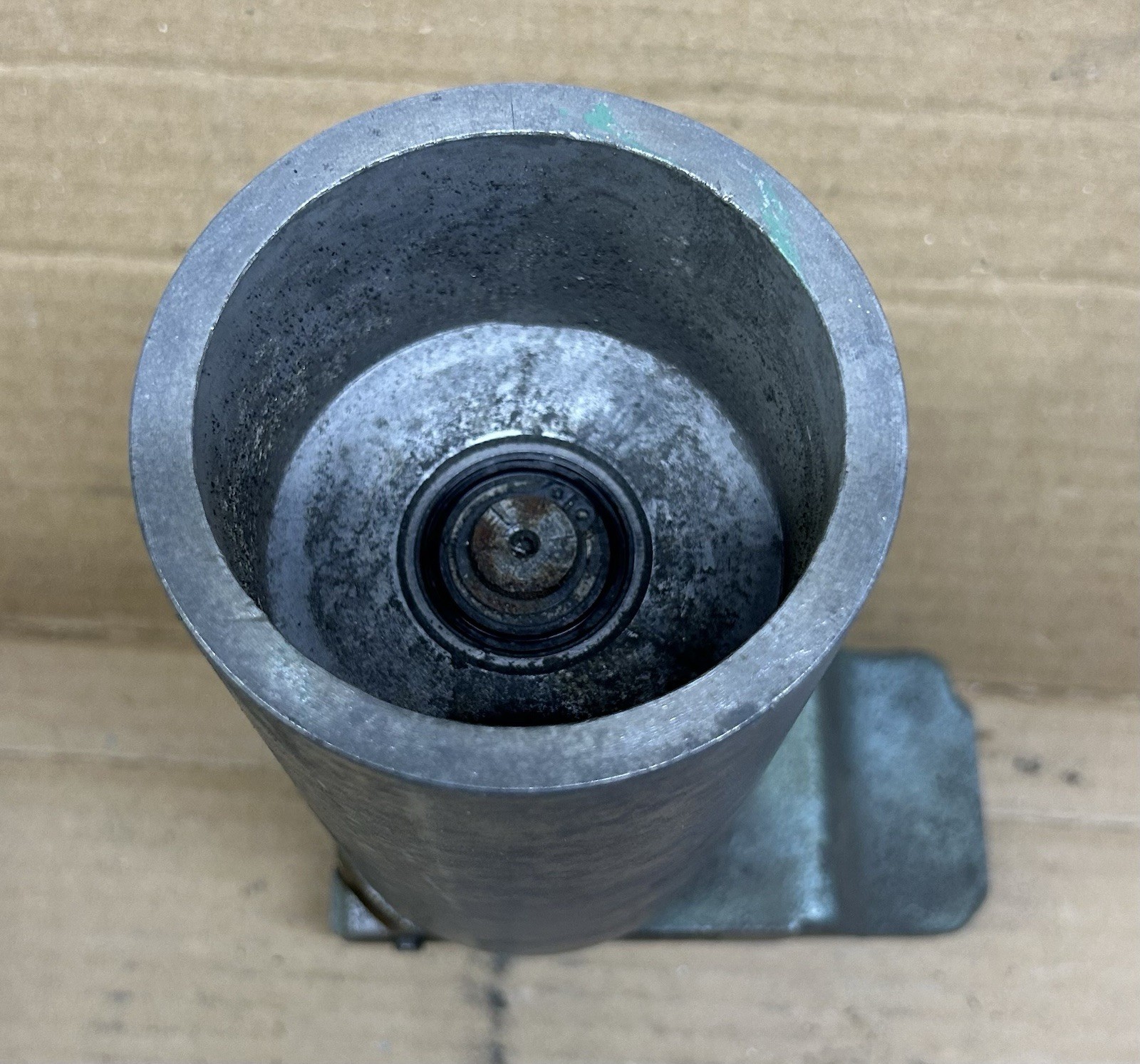 Wilton or Dayton 6 X 48 upper idler drum with guide bars, model 3Z855