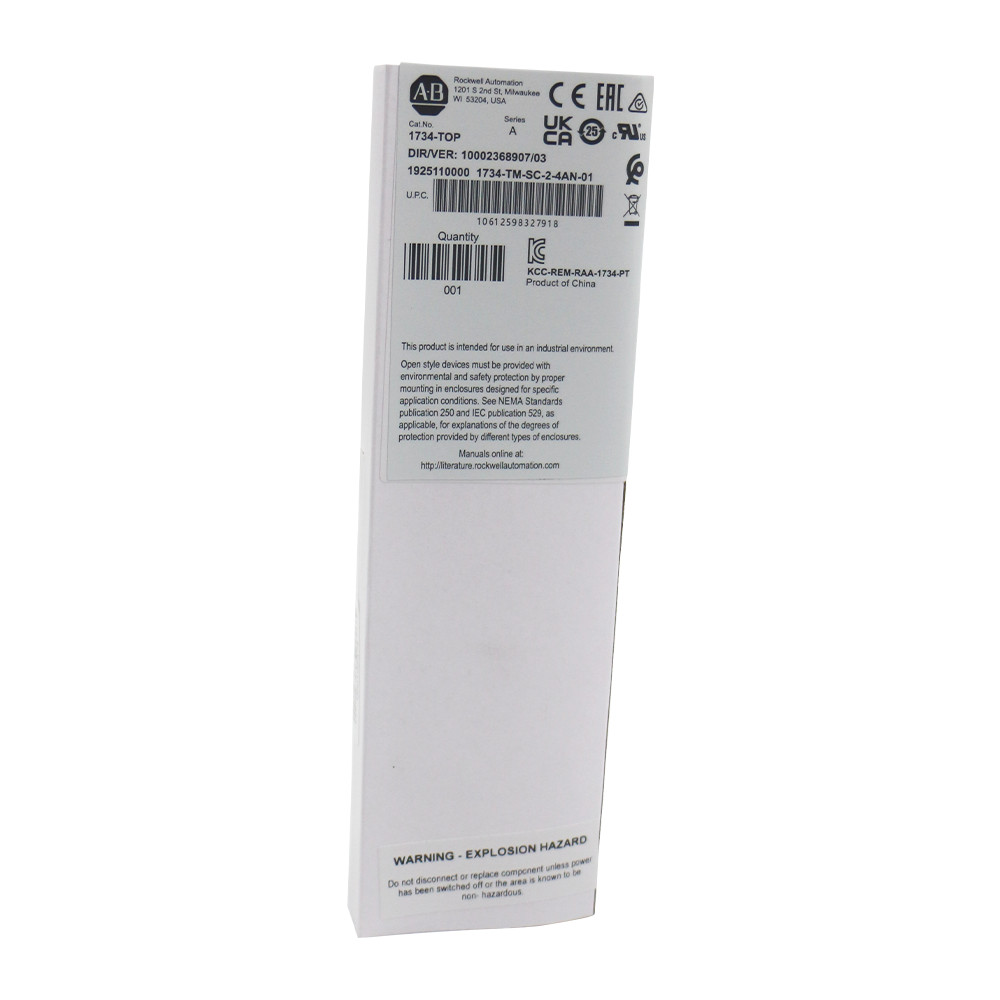 Allen Bradley1734-TOP,1734-TOPS,1734-TOP3,1734-TOP3S POINT I/O Terminal Base PLC