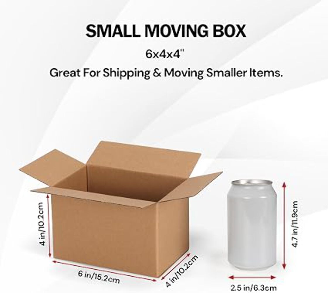 100 6x4x4 Cardboard Paper Boxes Mailing Packing Shipping Box Corrugated Carton