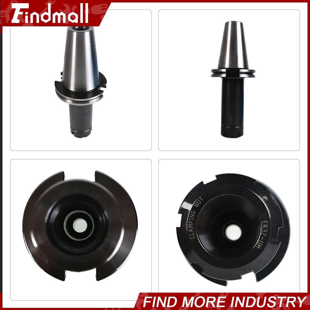 2PCS 6″ 150MM GAGE LENGTH TOOL HOLDER CAT50 ER32 COLLET CHUCK SET