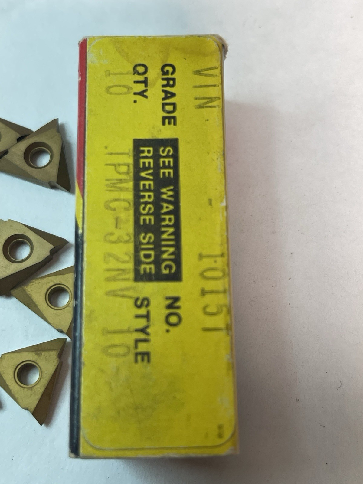VALENITE Carbide Threading Inserts TPMC32-V1N Qty.10 (26MY652)