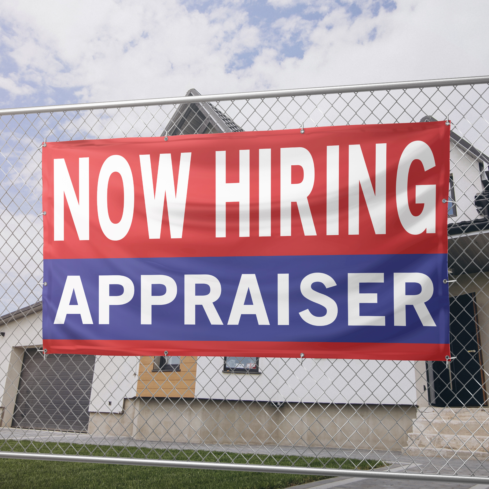 Now Hiring Appraiser 13 oz Heavy Duty Vinyl Banner Jobs Available Help Wanted