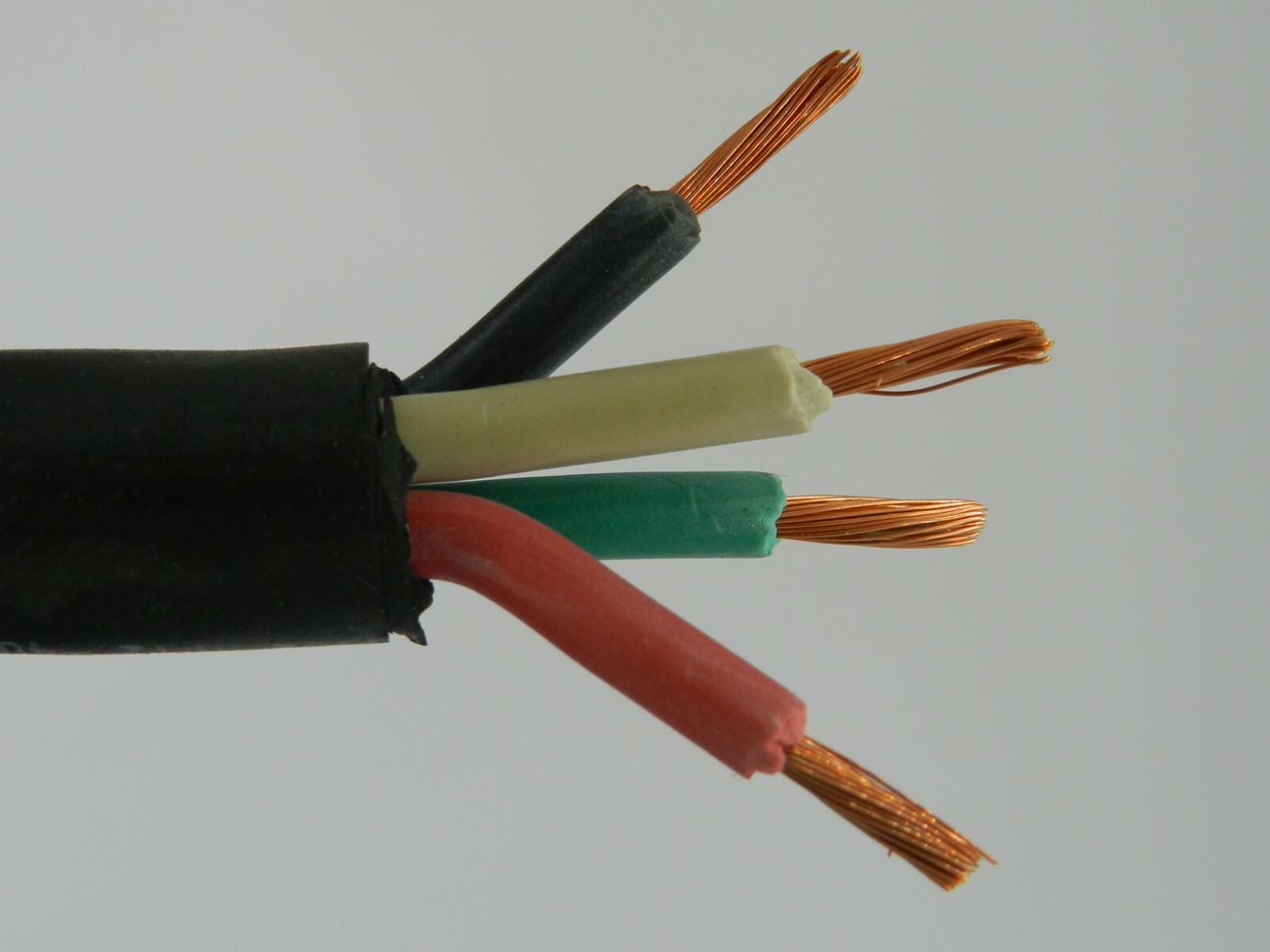 15 ft 16/4 SOOW SOO SO Black Rubber Cord Outdoor Flexible Wire/Cable