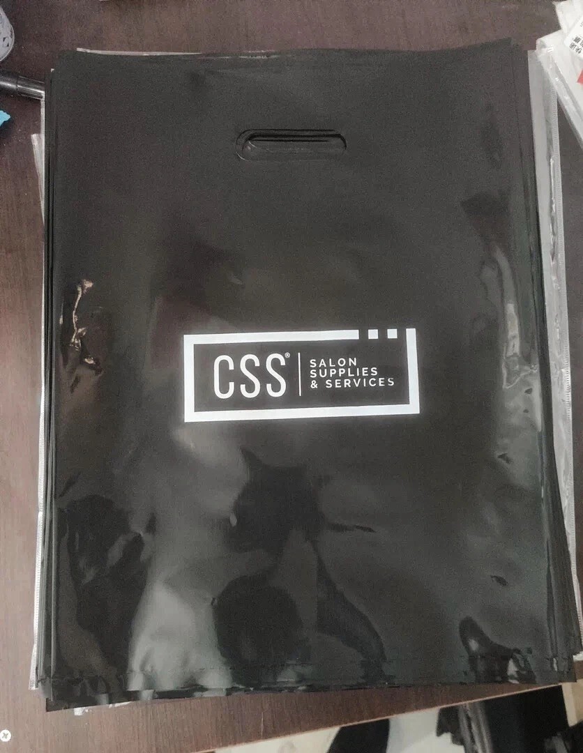 Personalissed Carrier Bags Durable Reusable Packaging Bag with LOGO TEXT Printed