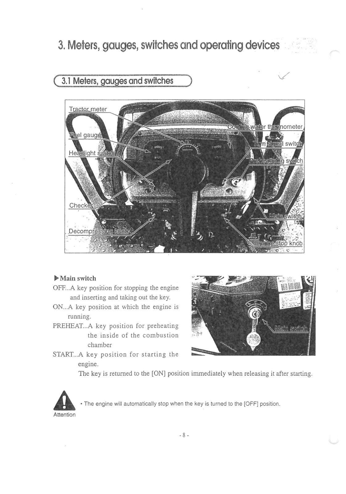 L3503-D Tractor Operators & Parts List Manual Fits Daedong Tractor L3503-D