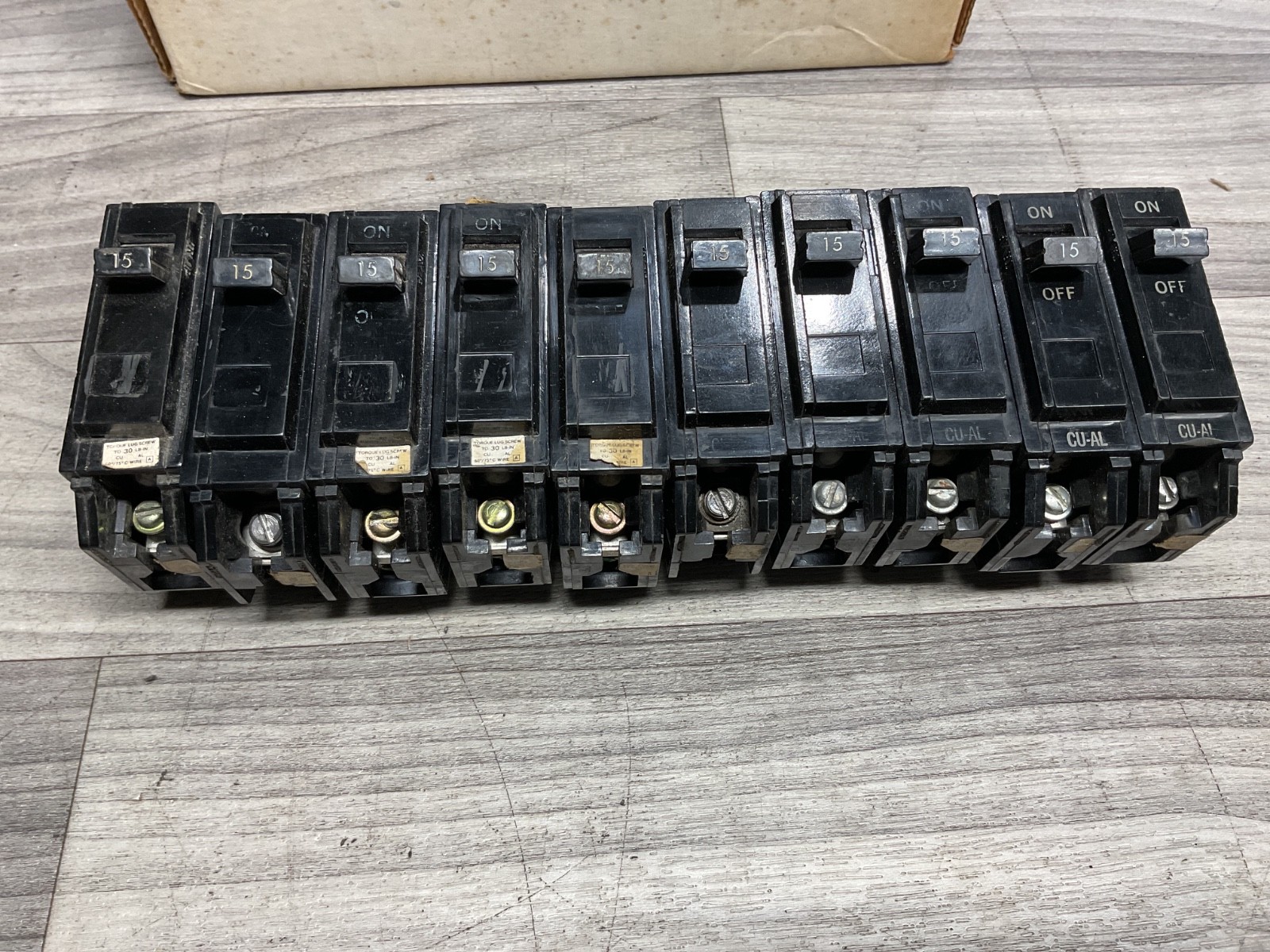 G.E BREAKER TQL-AC 15AMP 1 POLE #341A146PR2