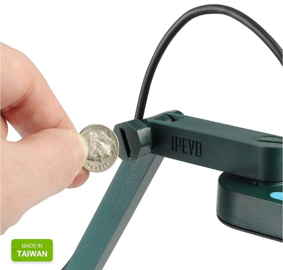 IPEVO Ziggi-HD (CDVU-04IP) 5-Mega Pixel USB Document Camera