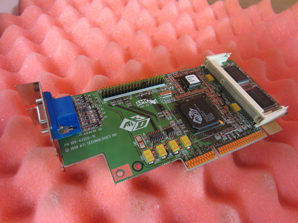 ATI 109-43200-10 3D Rage Pro AGP Video Card 4MB 1094320010
