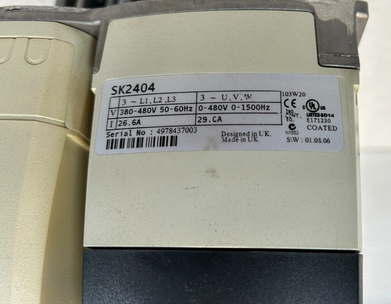 Emerson SK2404 Drive Commander SK