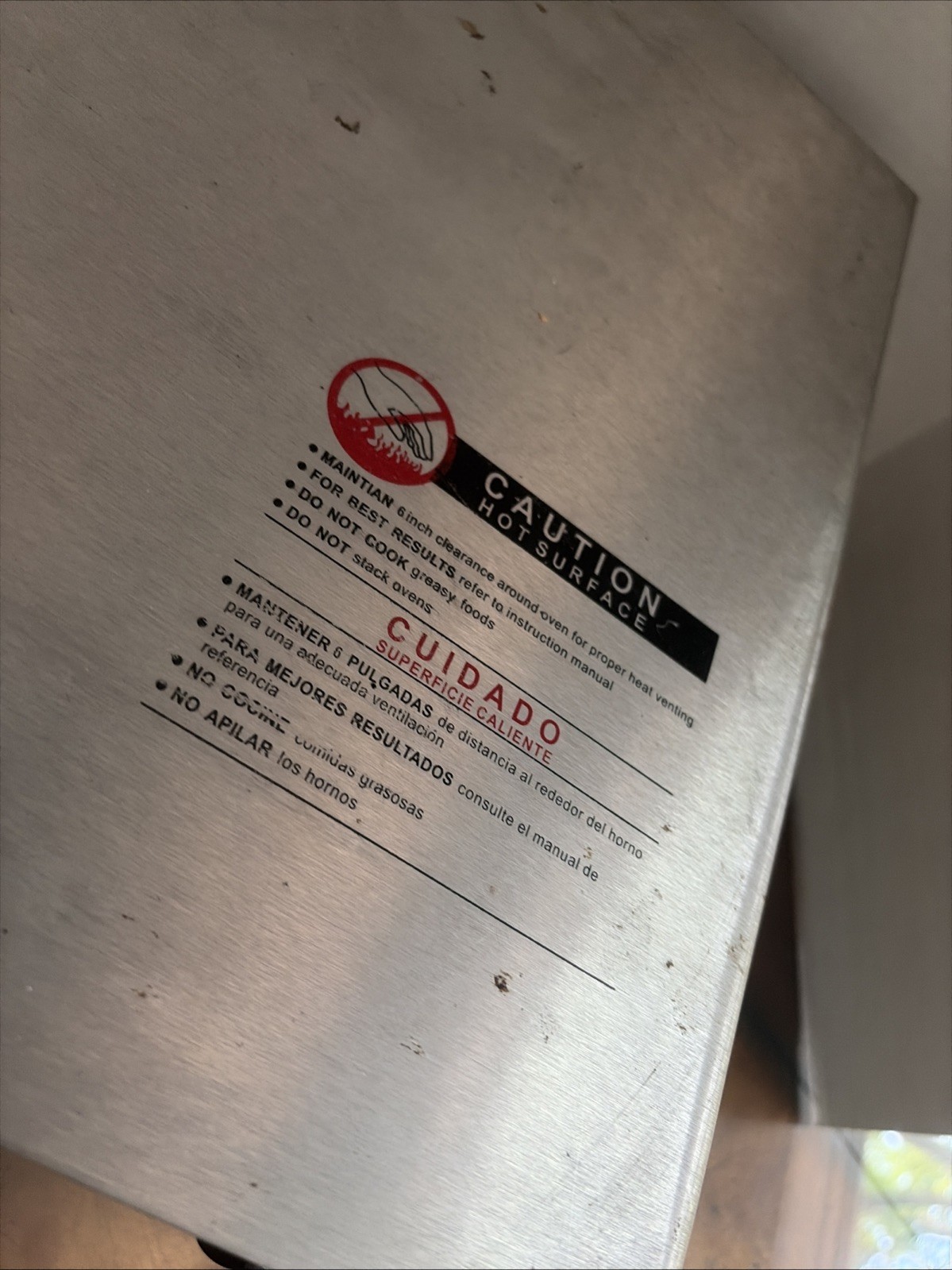 **PROFESSIONAL SERIES PIZZA OVEN – working Metal