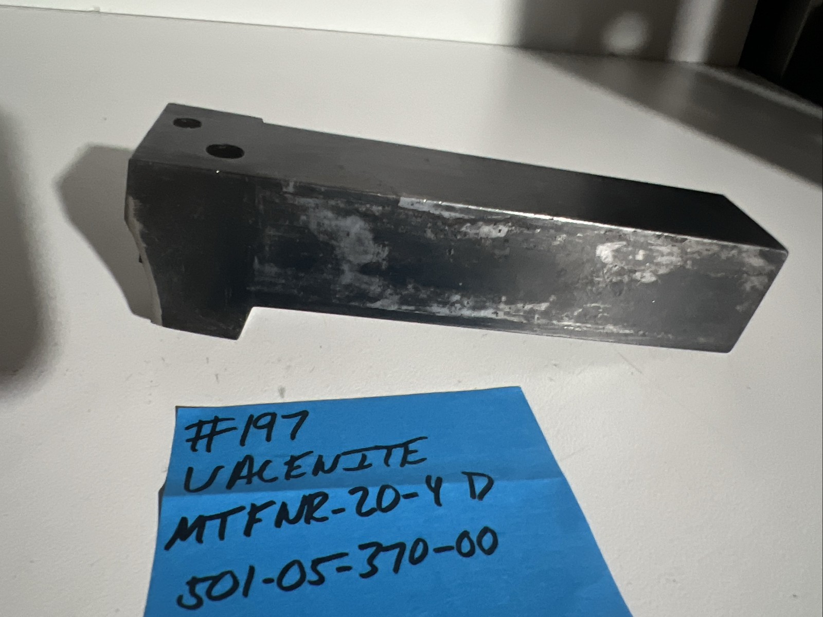 valenite MTFNR-20-4 D Indexible Carbide Lathe Toolholder 6”OAL 1.25 Shank