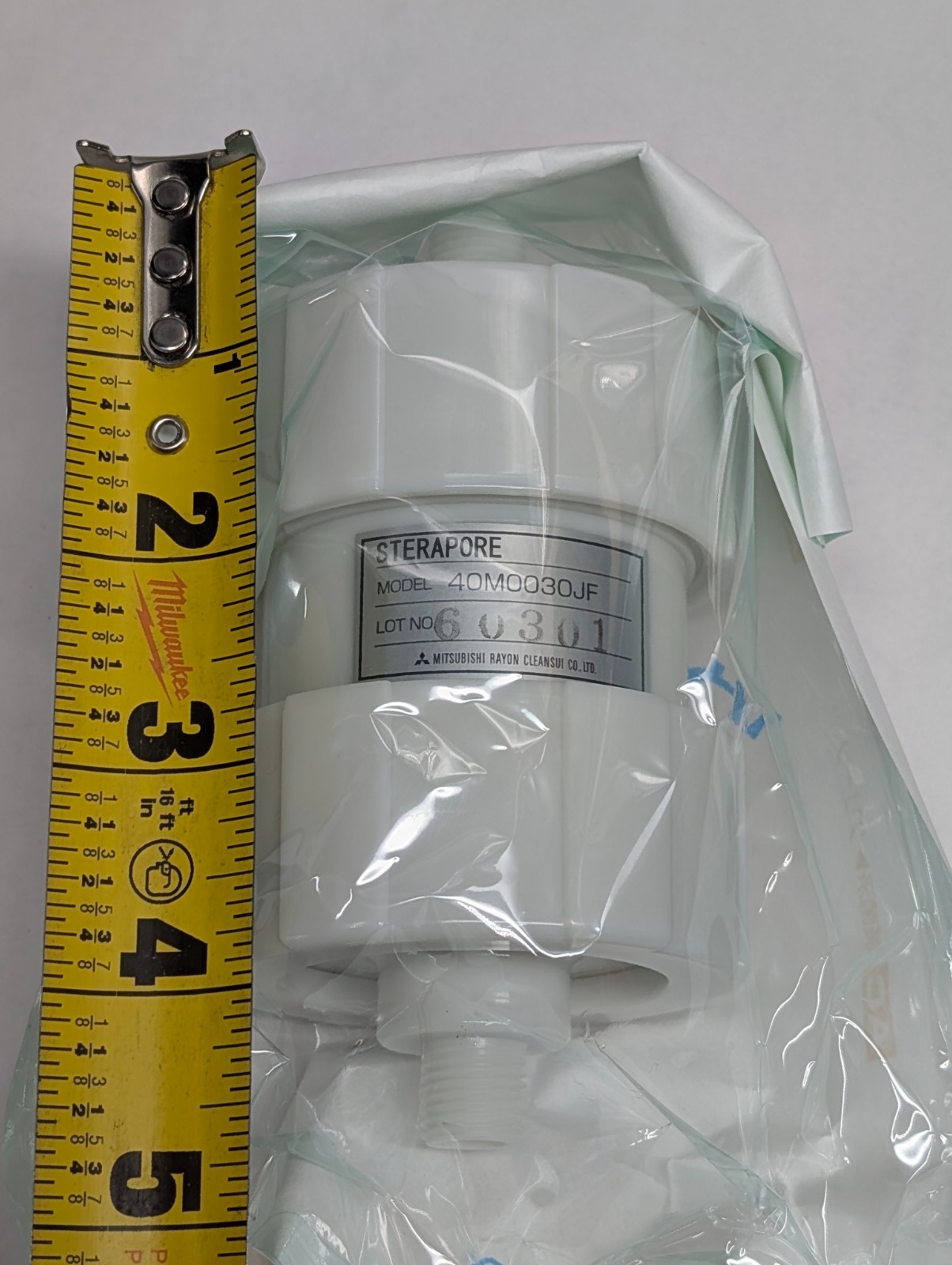 MITSUBISHI RAYON STERAPORE WATER FILTER 40M0030JF FOR WAFER PROCESSING
