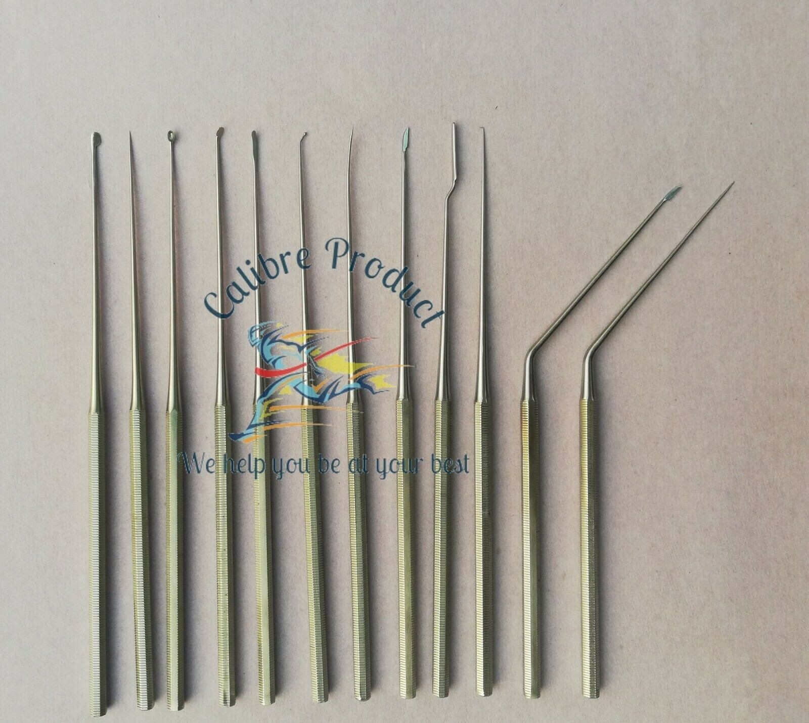 Shea Ear Operation Micro Repositor Set of 12 Pcs Surgical-ENT And Neurosurgical