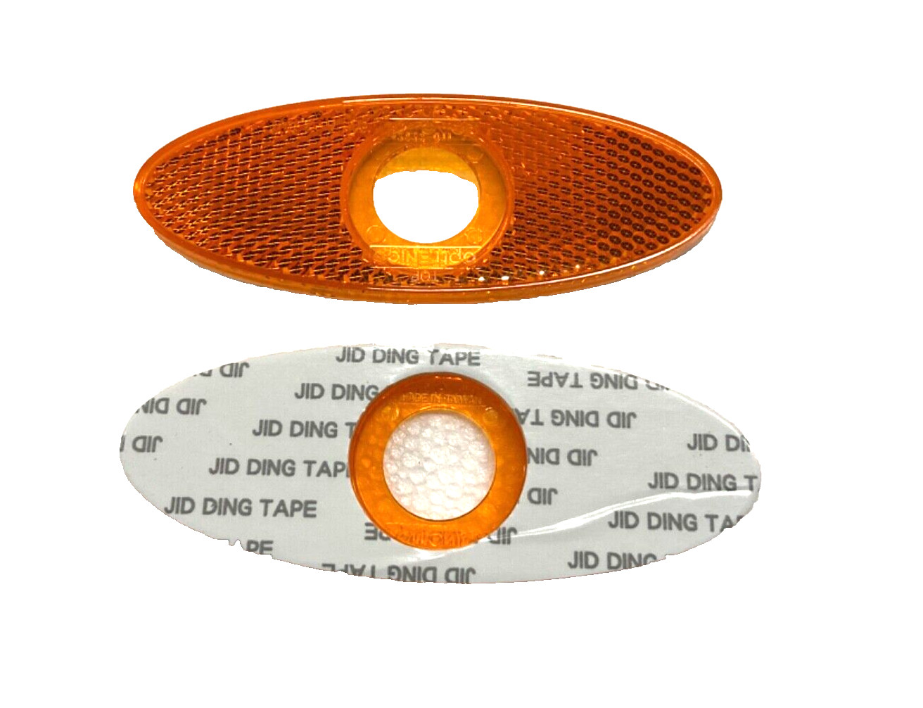 Optronics – A11AXB – OVAL REFLEX BEZ FOR MCL11/12 AMBER POLY – (PACK OF 2)