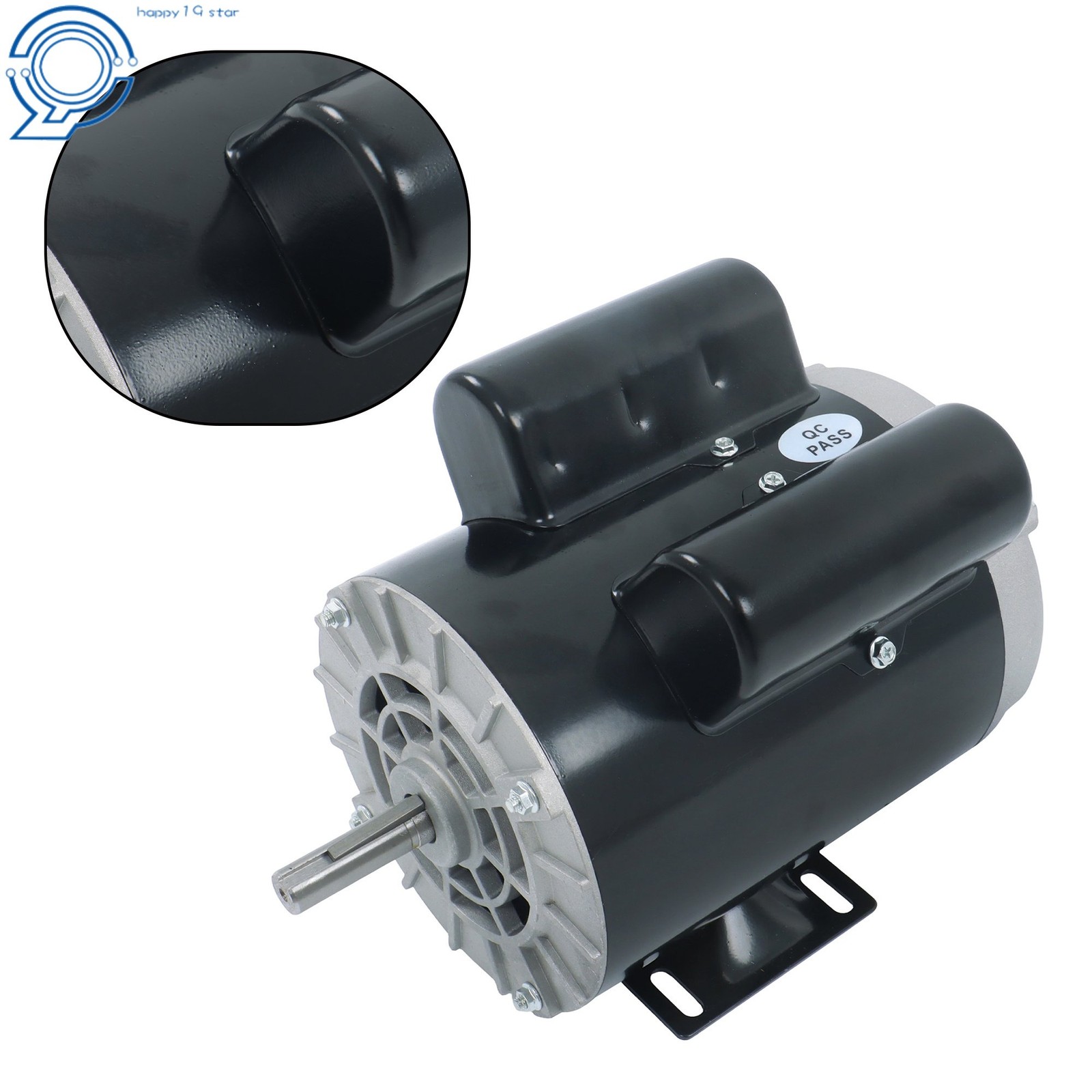 1 Phase 115-230 Volts 3 HP SPL 3450 RPM Electric Motor 56 Frame 5/8″